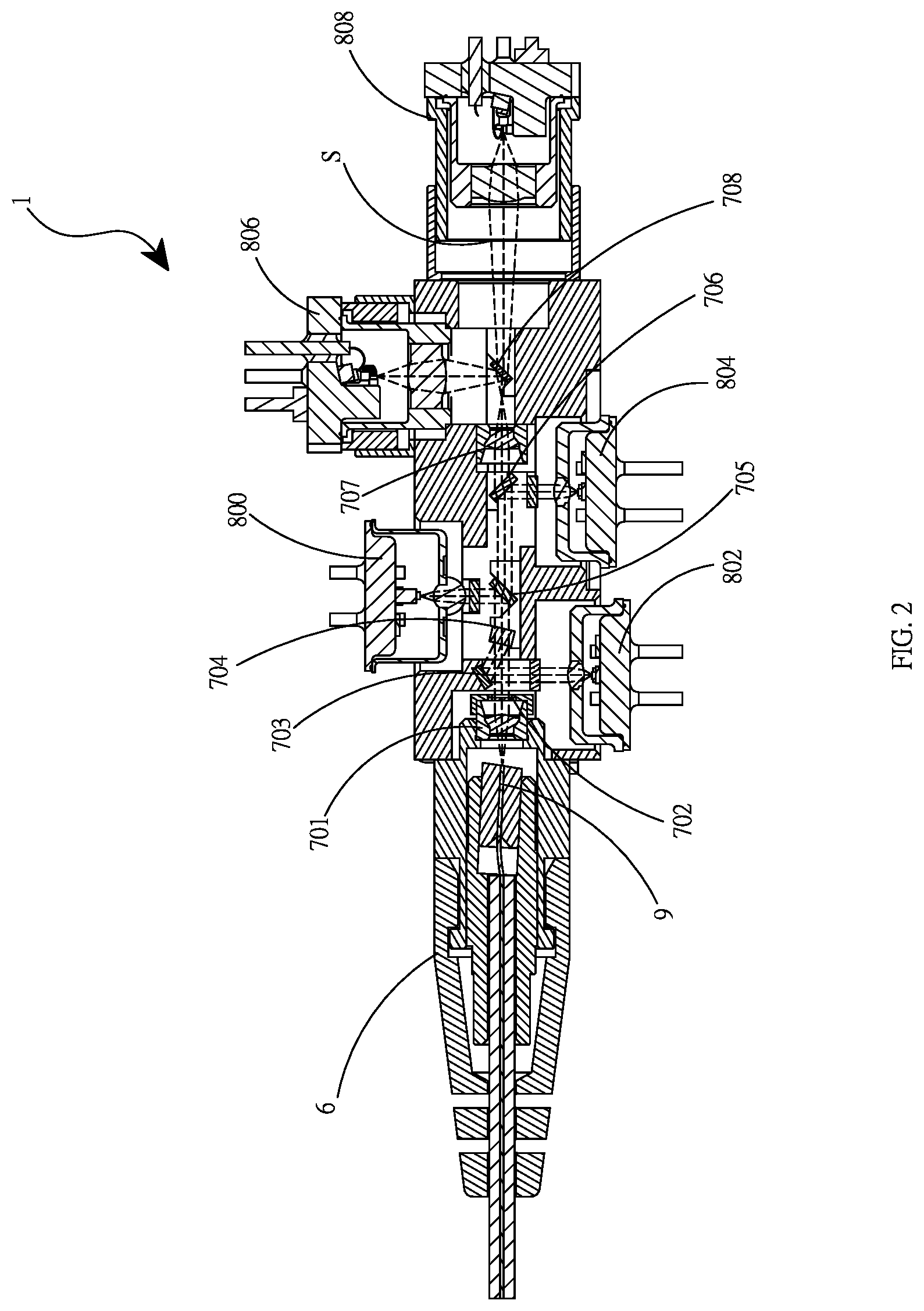 Patent US12316924 Figure 2 – Optical device