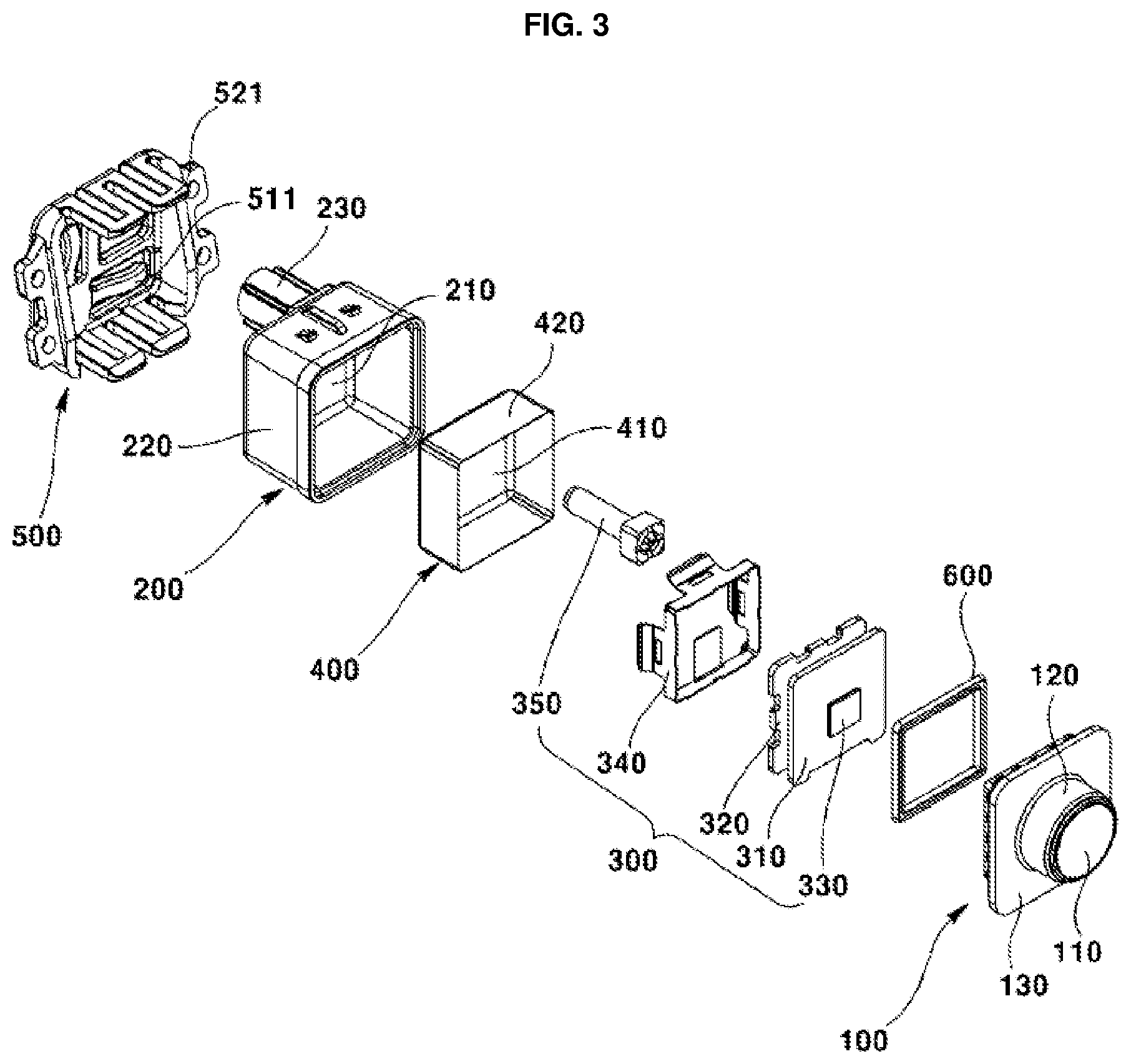 Patent US12316930 Figure 3 – Camera module