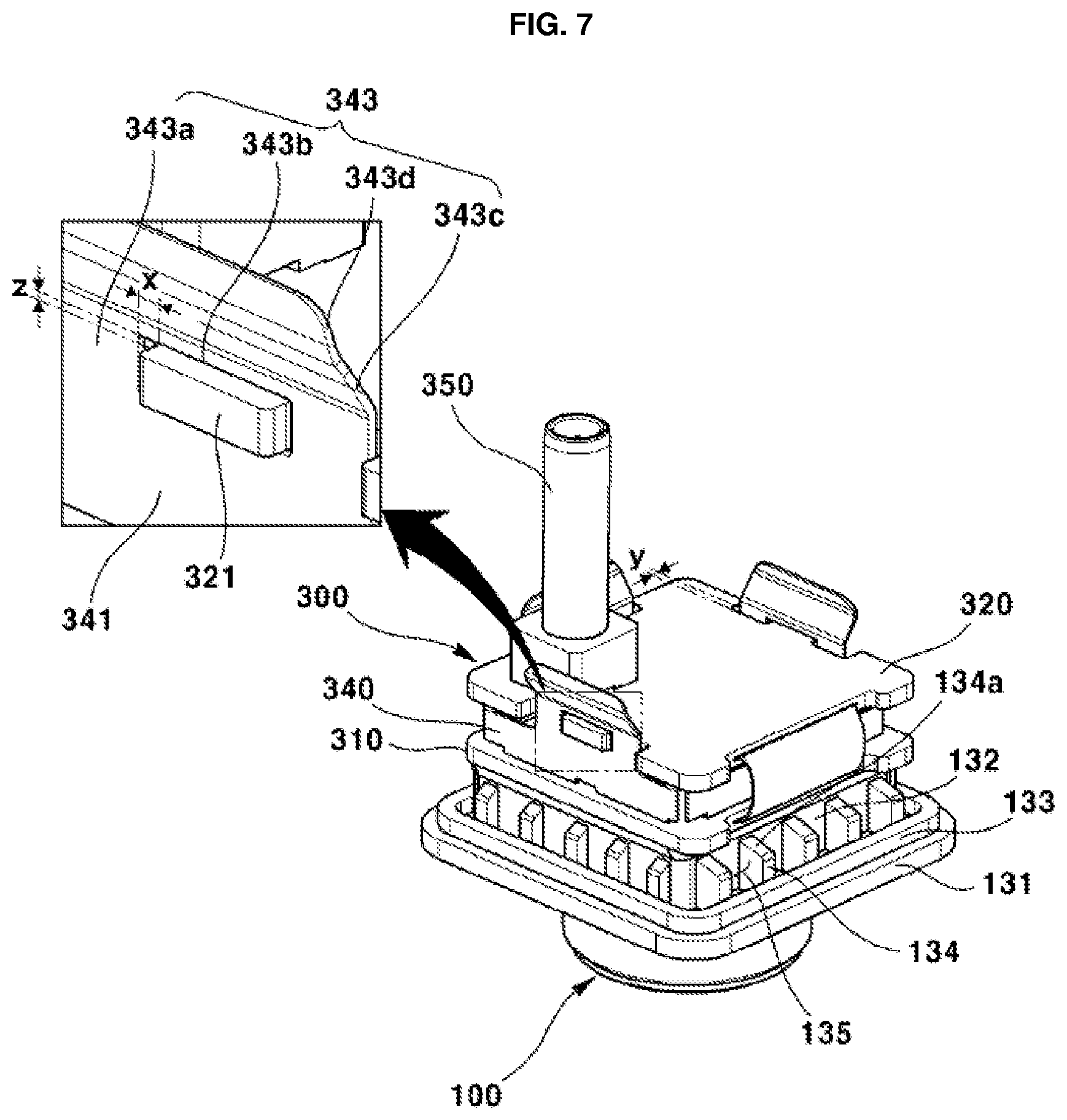 Patent US12316930 Figure 7 – Camera module