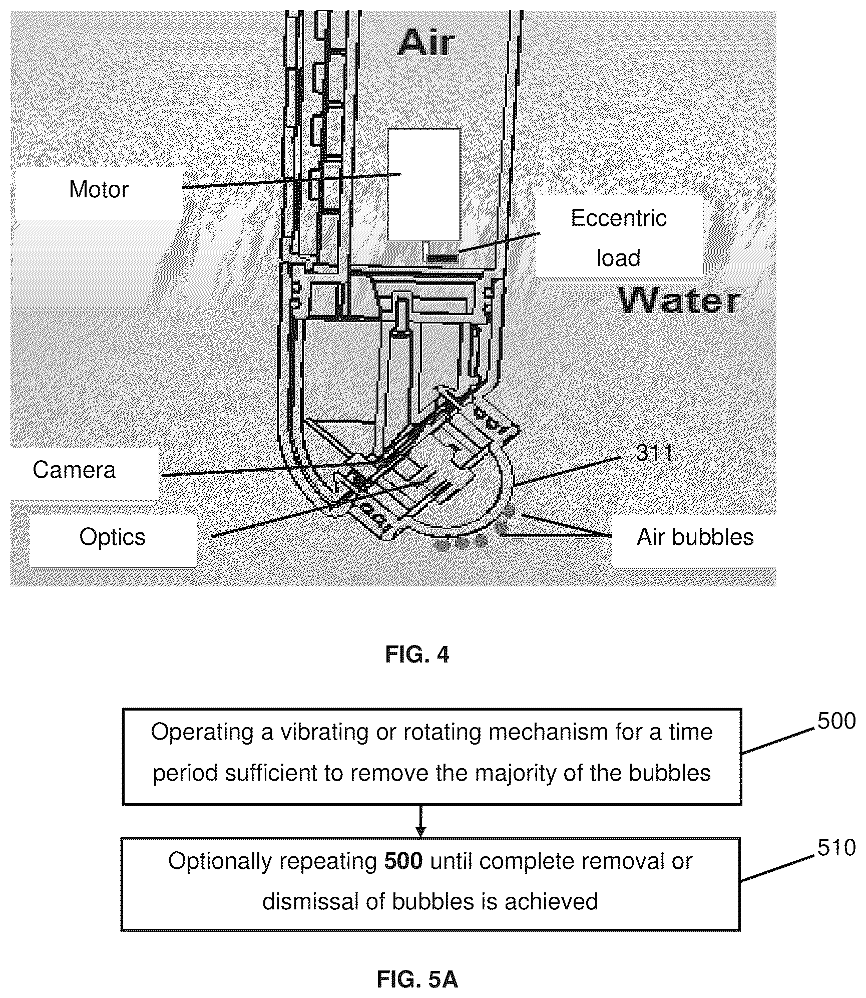 Patent US12316931 Figure 5 – Method of removing underwater bubbles and a device therefor