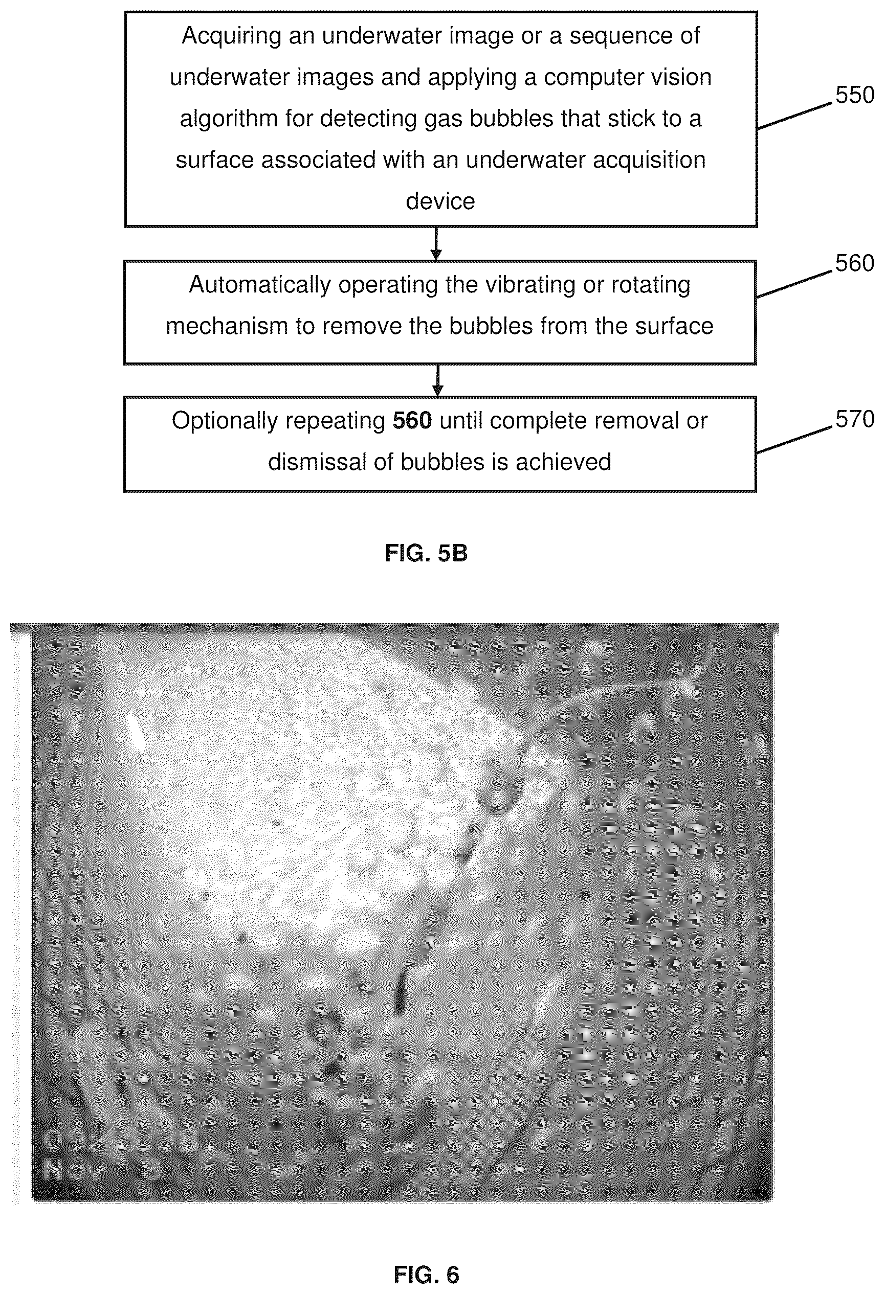 Patent US12316931 Figure 6 – Method of removing underwater bubbles and a device therefor