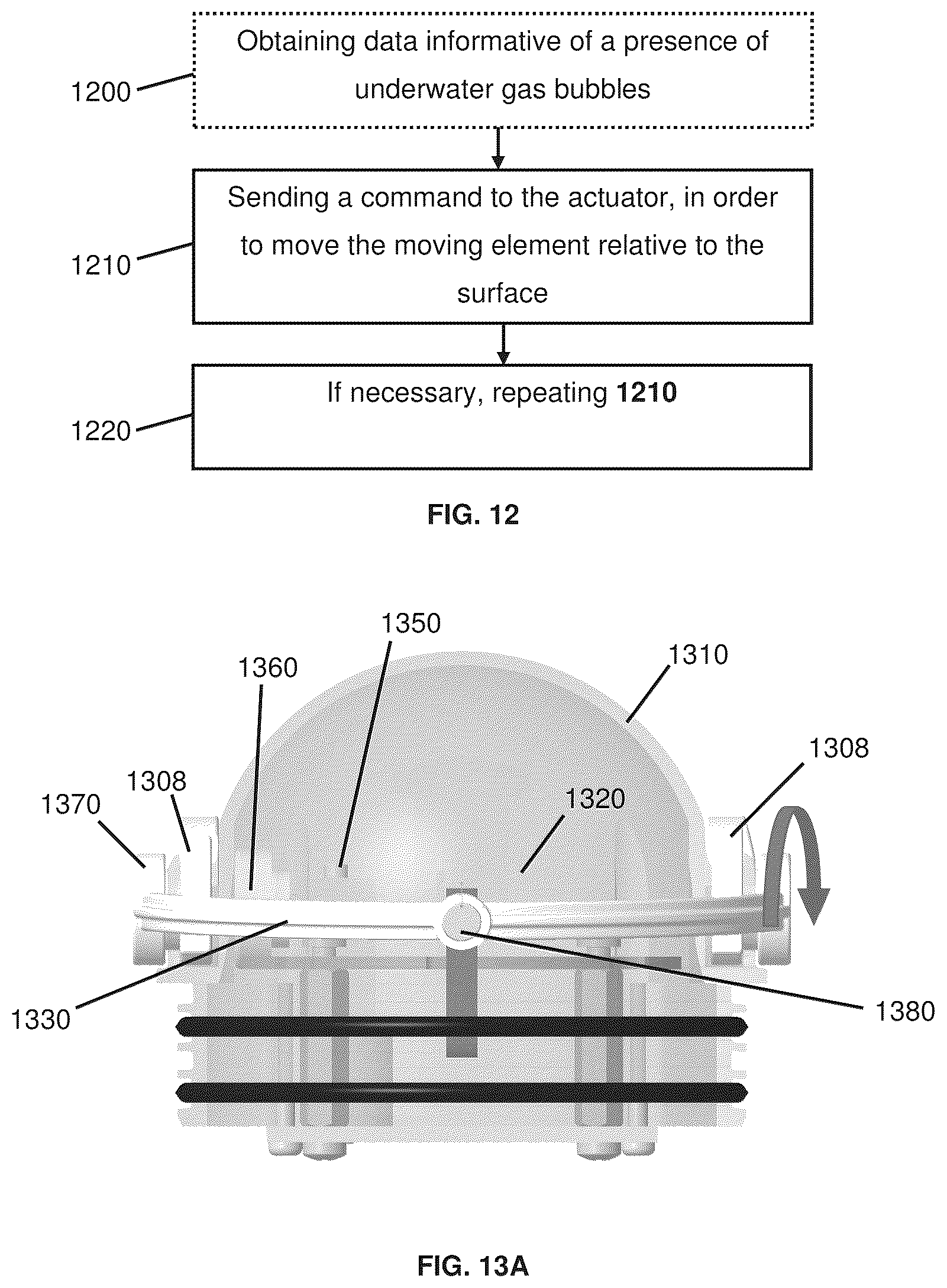 Patent US12316931 Figure 11 – Method of removing underwater bubbles and a device therefor