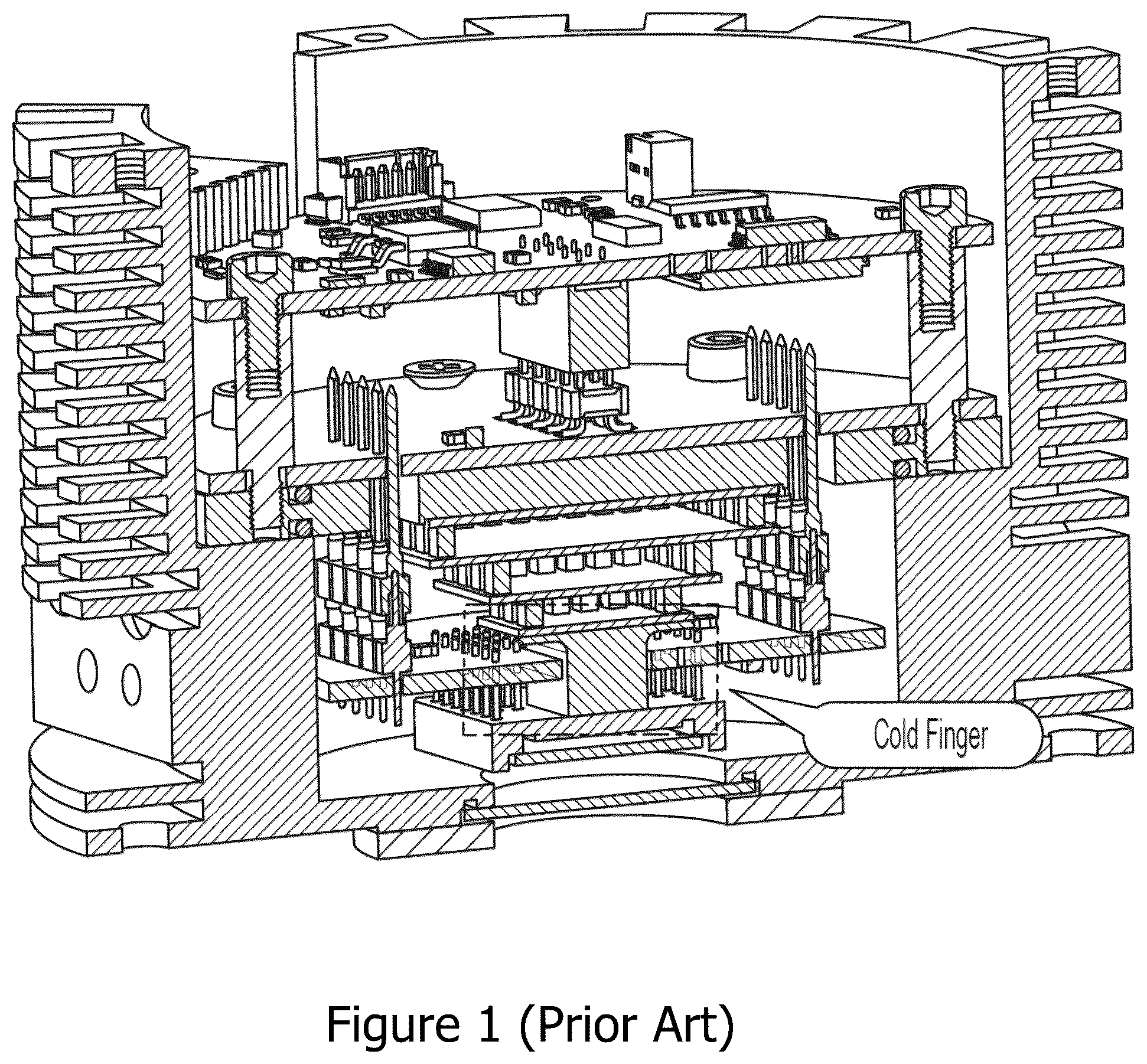 Patent US12316935 Figure 1 – Electronic component assembly with thermally conductive structures for image sensors
