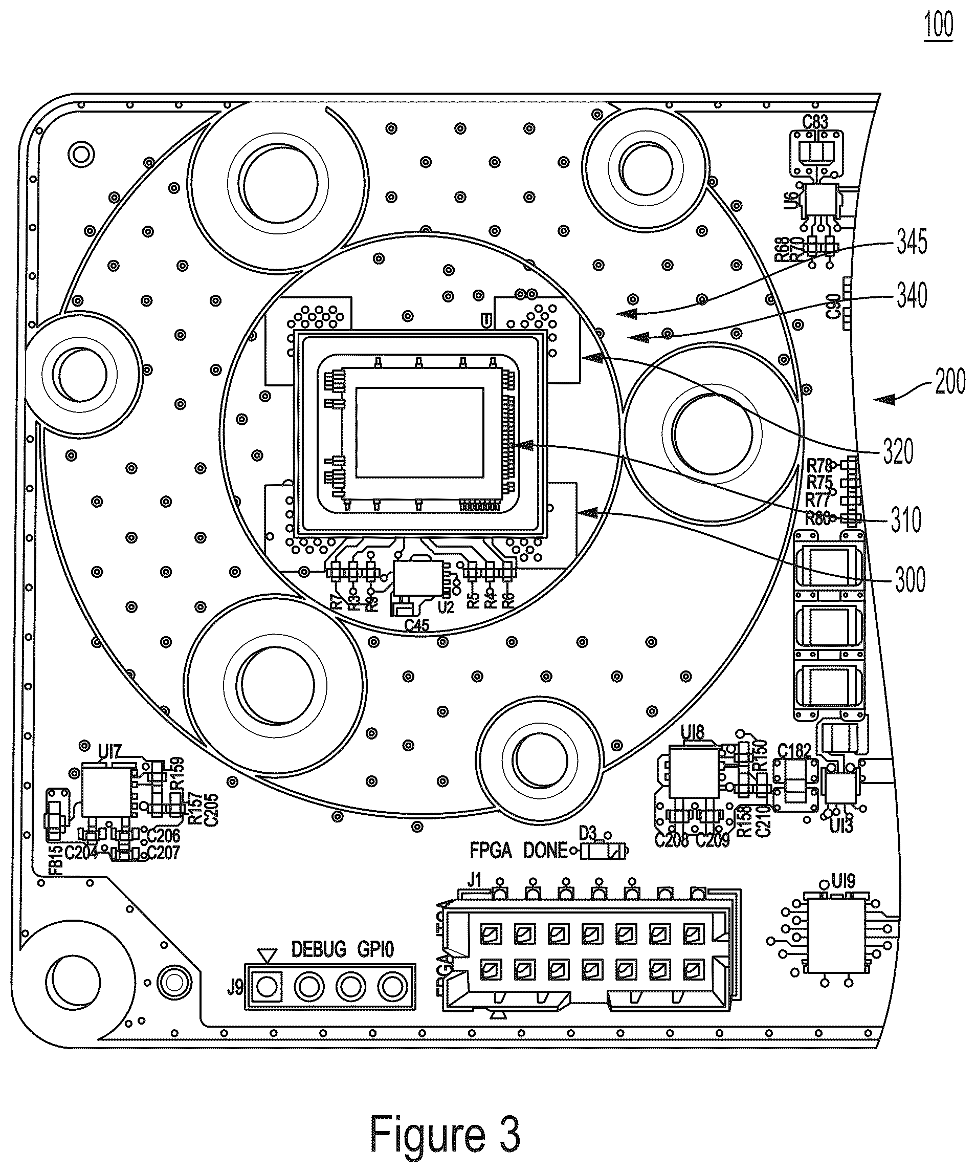 Patent US12316935 Figure 6 – Electronic component assembly with thermally conductive structures for image sensors