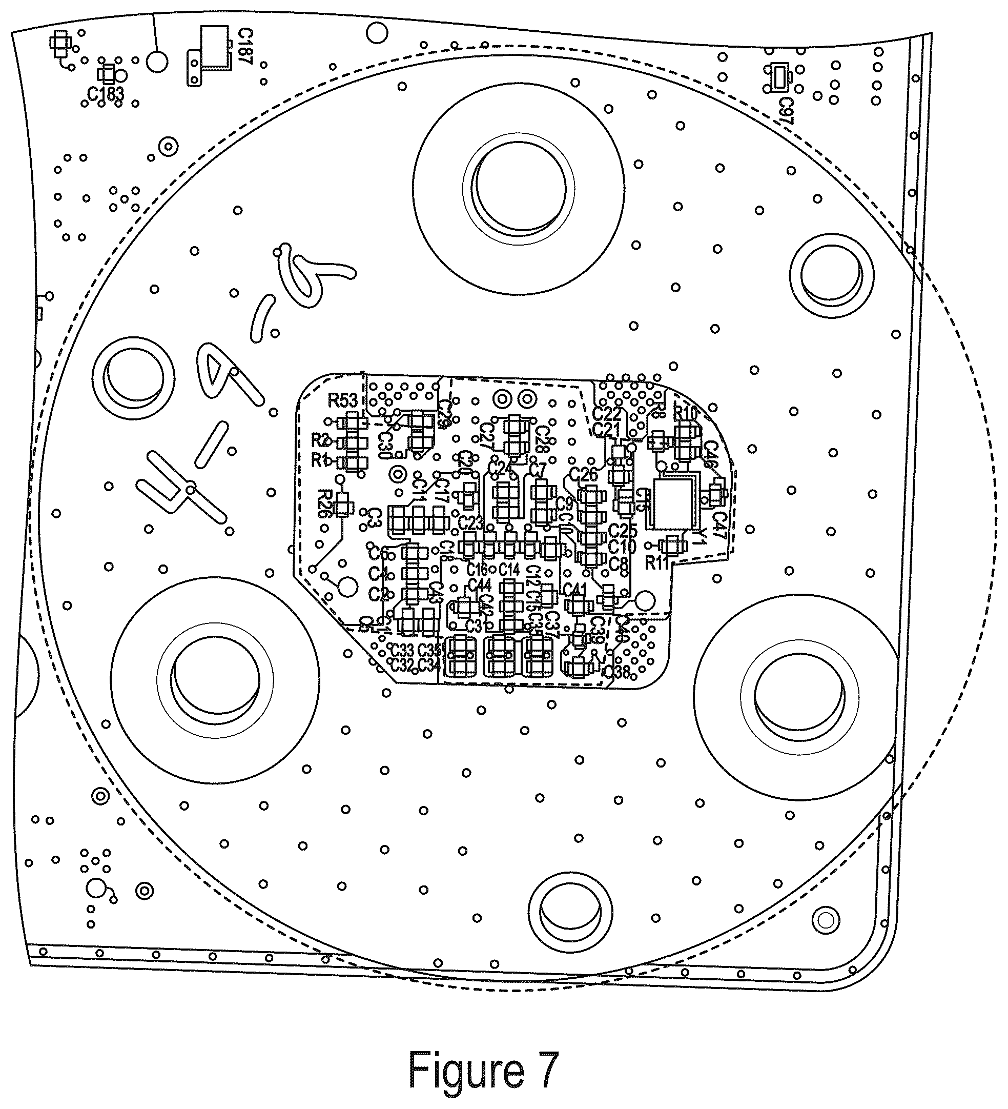 Patent US12316935 Figure 9 – Electronic component assembly with thermally conductive structures for image sensors