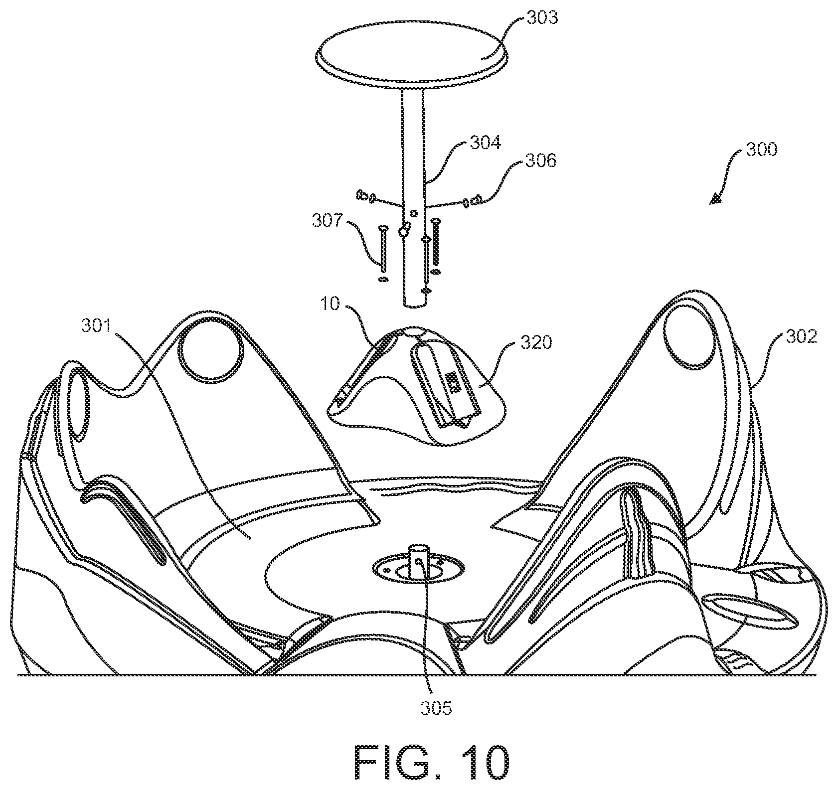 Patent US12316938 Figure 9 – Playground apparatus comprising a camera support