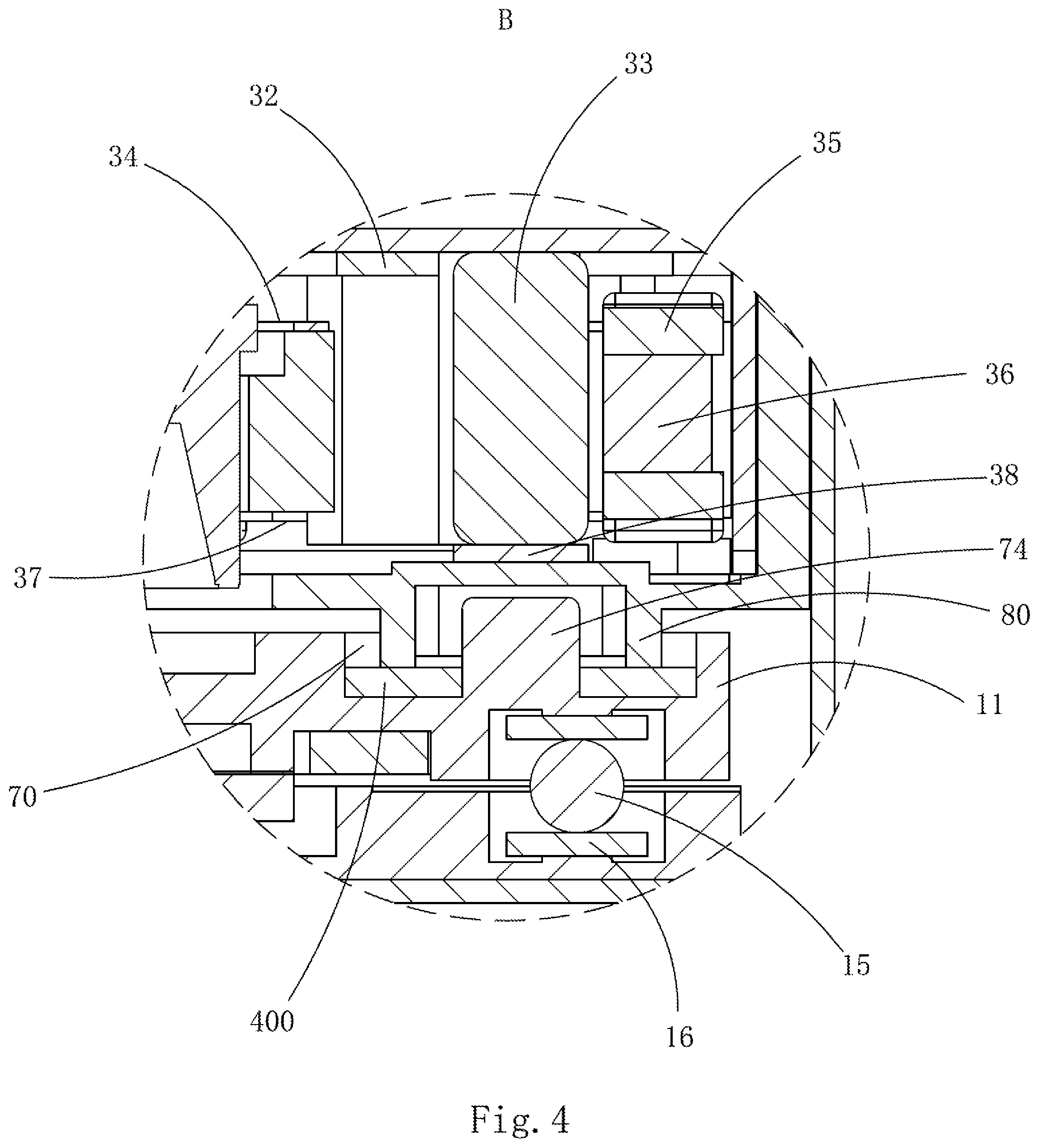 Patent US12316942 Figure 4 – Lens module, camera and portable electronic device
