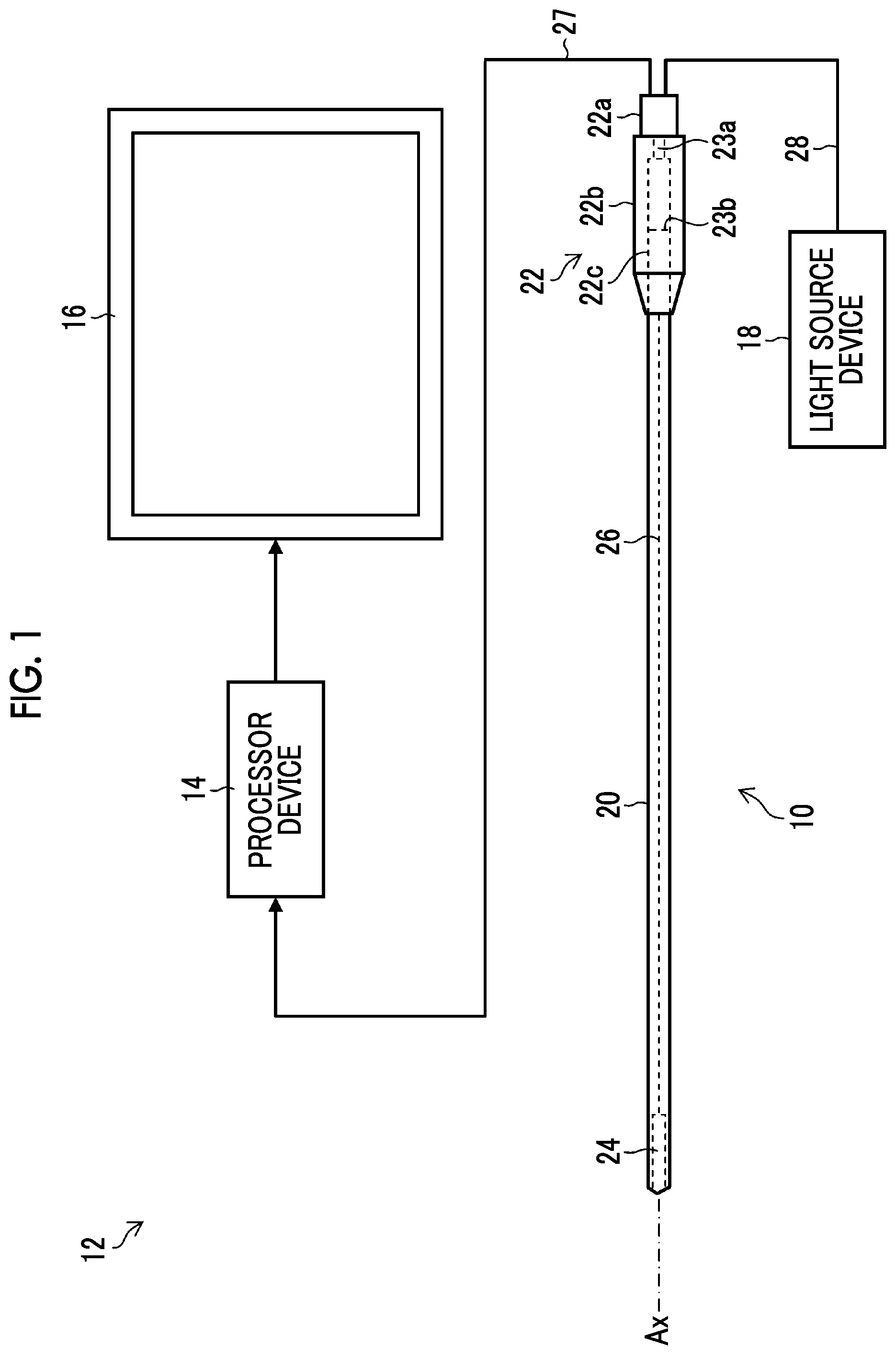 Patent US12316944 — Image pickup device and endoscope — Figure 1