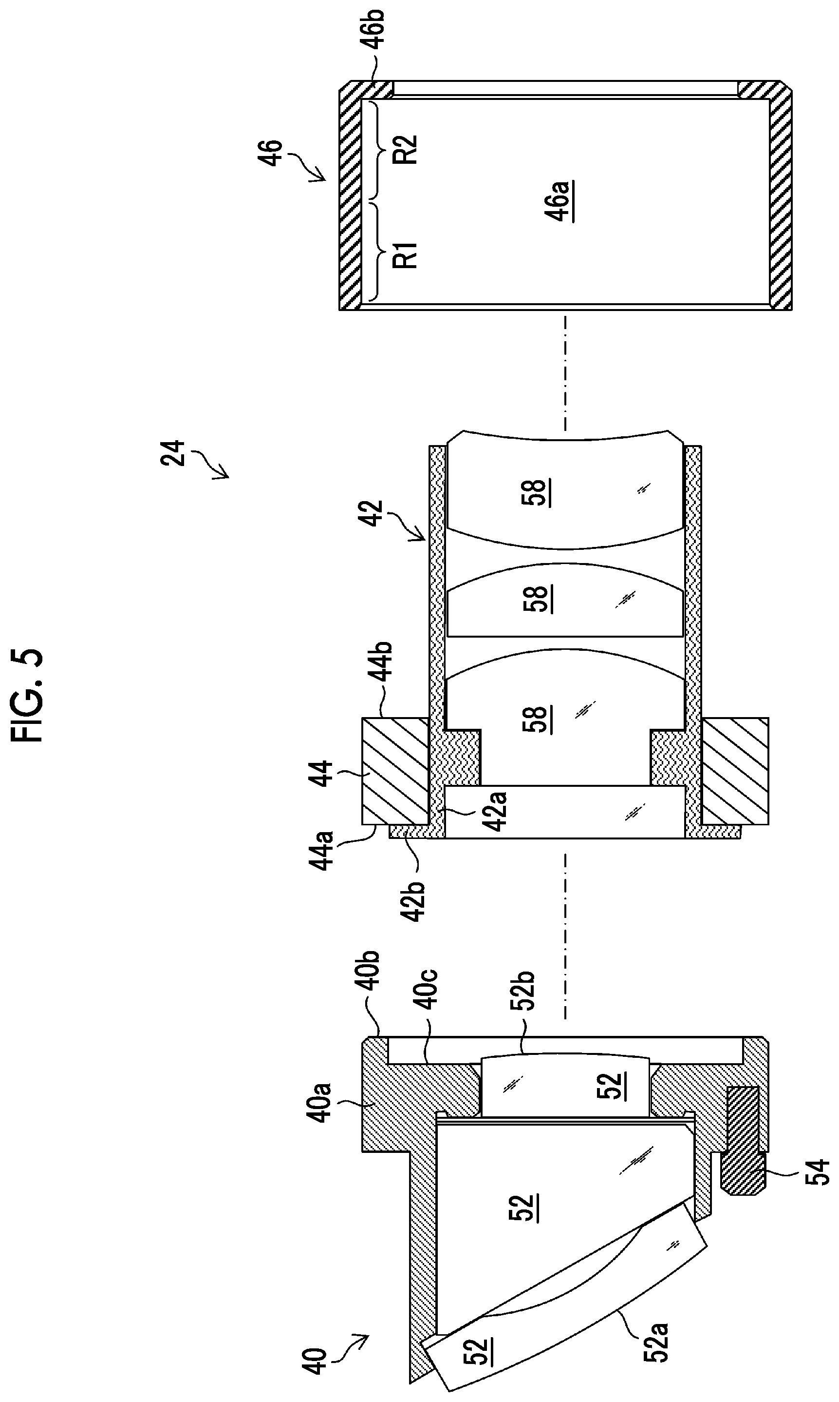 Patent US12316944 Figure 5 – Image pickup device and endoscope