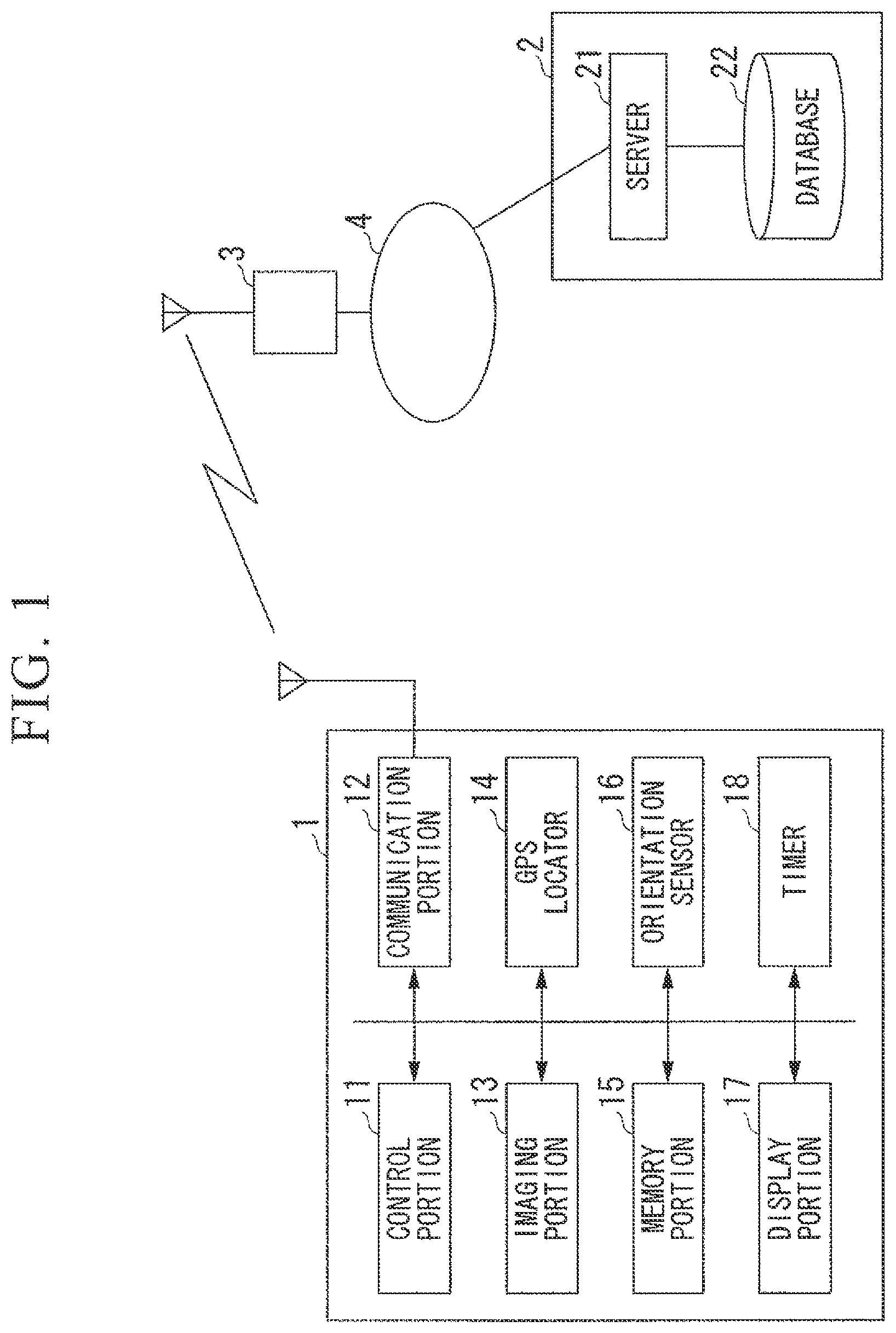 Patent US12316950 — Portable information device having real-time display with relevant information — Figure 1