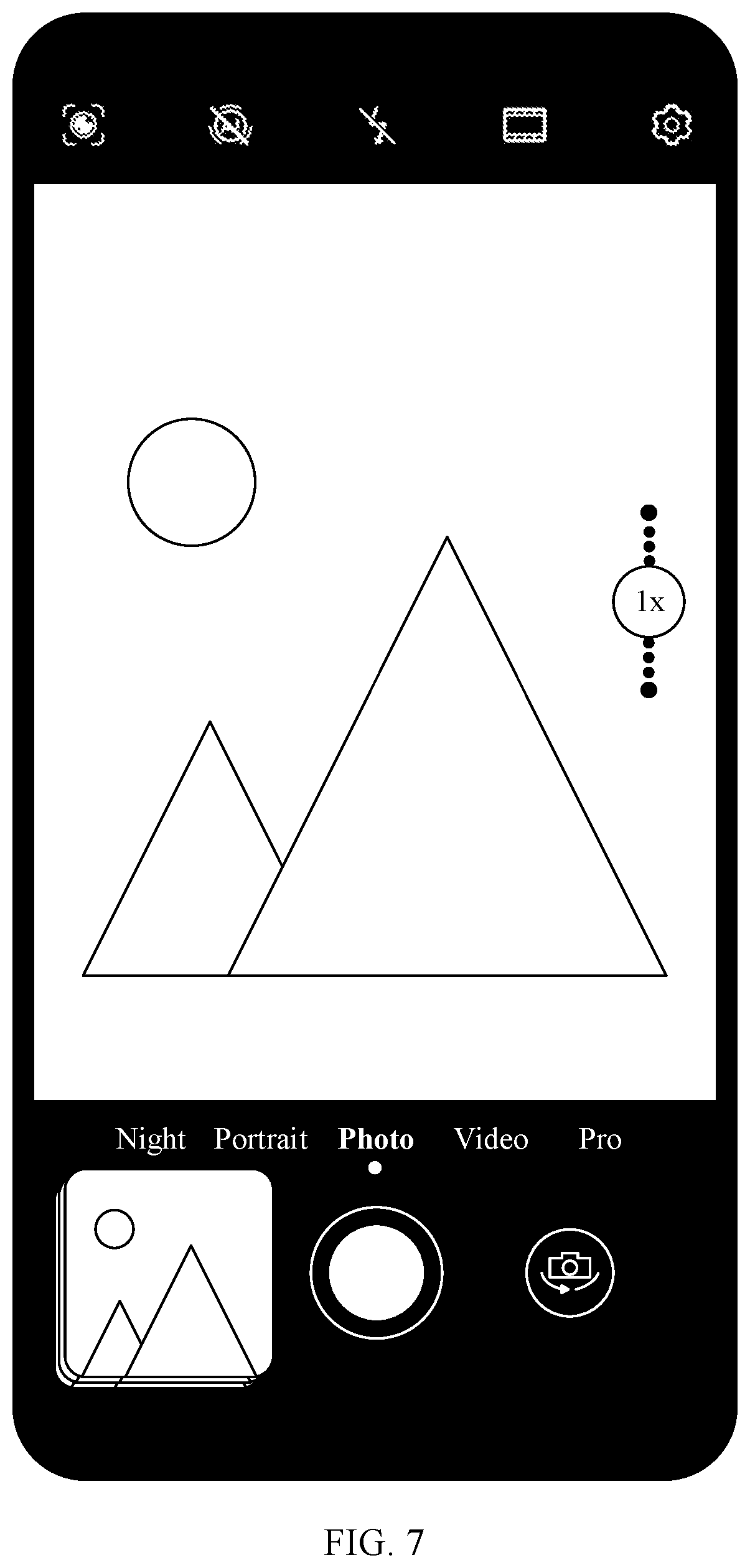 Patent US12316952 Figure 7 – Photo preview method, electronic device, and storage medium
