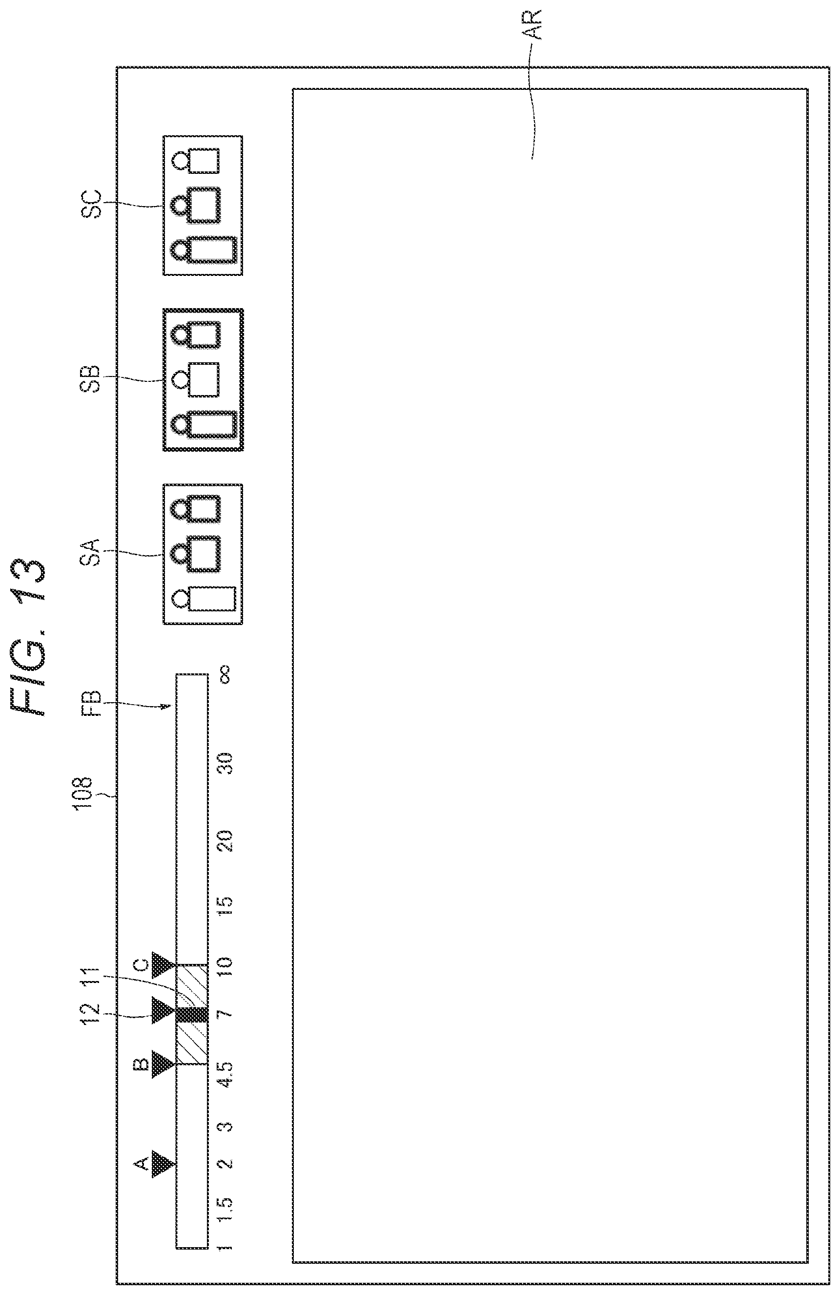 Patent US12316953 Figure 13 – Imaging apparatus and method of controlling imaging apparatus to display focal length