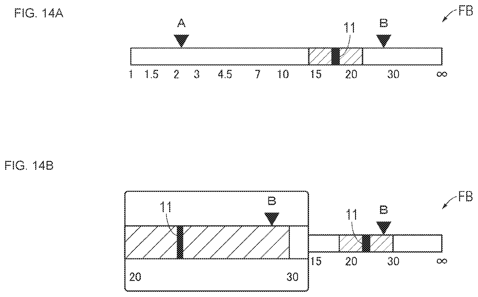 Patent US12316953 Figure 14 – Imaging apparatus and method of controlling imaging apparatus to display focal length