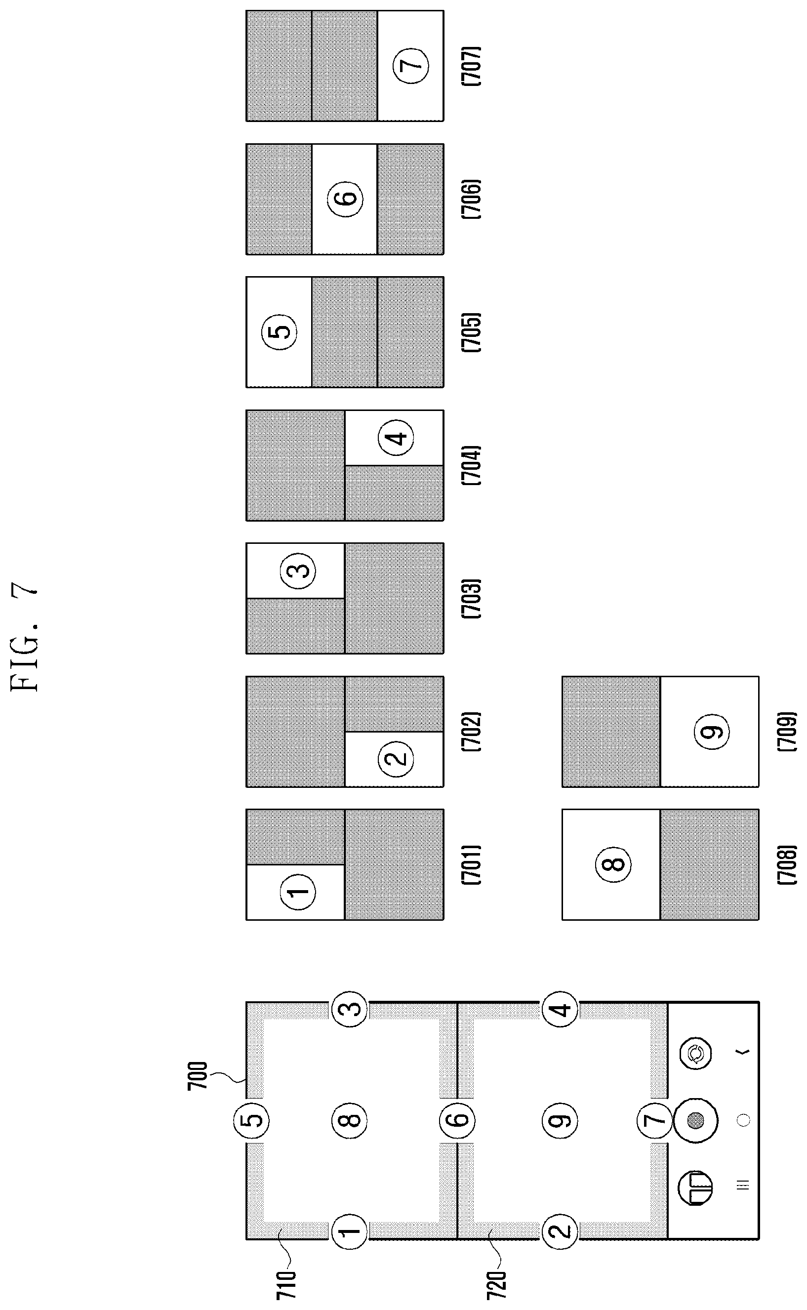 Patent US12316954 Figure 8 – Electronic device including plurality of cameras and method of operating the same