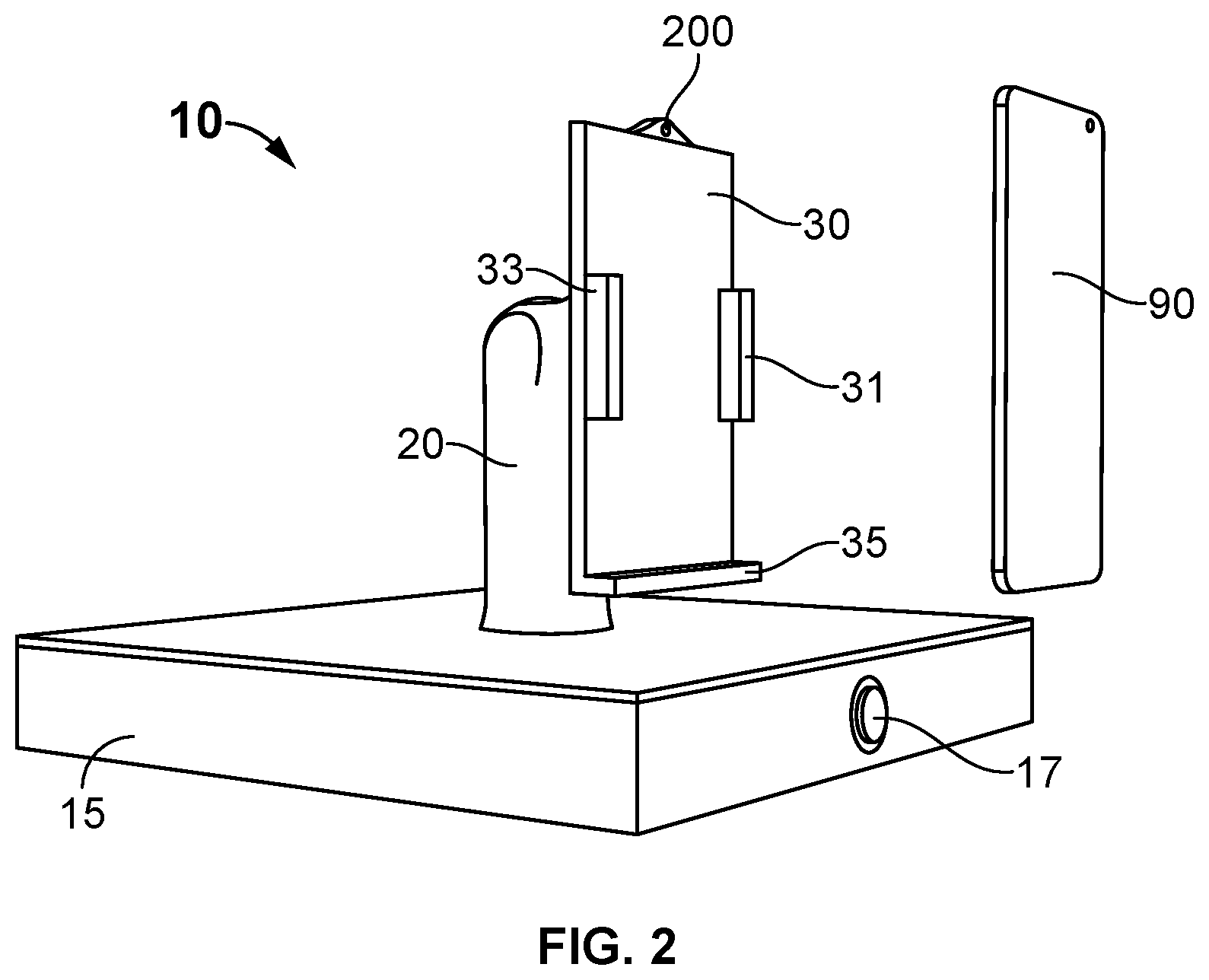 Patent US12316972 Figure 2 – Autonomous positioning system for interchangeable camera devices