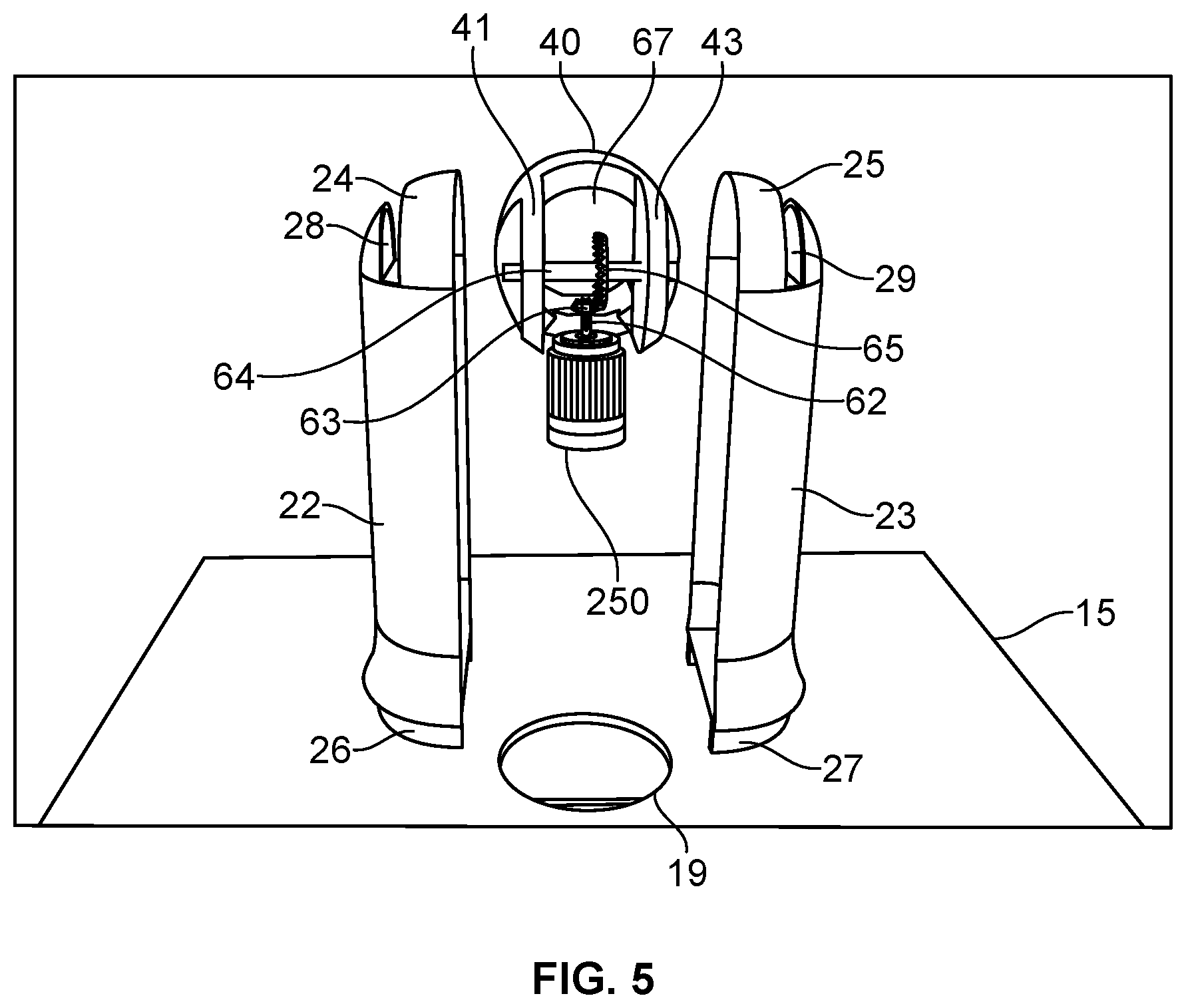 Patent US12316972 Figure 5 – Autonomous positioning system for interchangeable camera devices