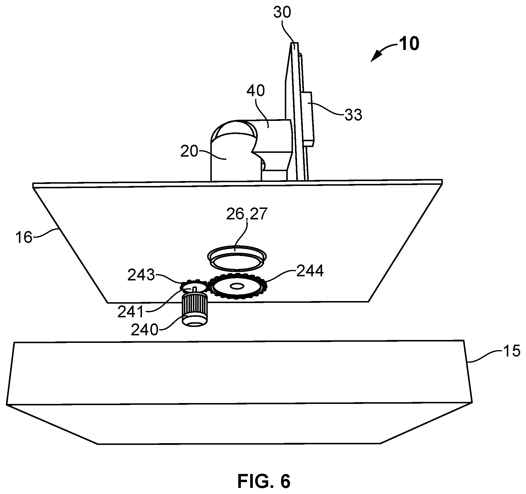 Patent US12316972 Figure 6 – Autonomous positioning system for interchangeable camera devices
