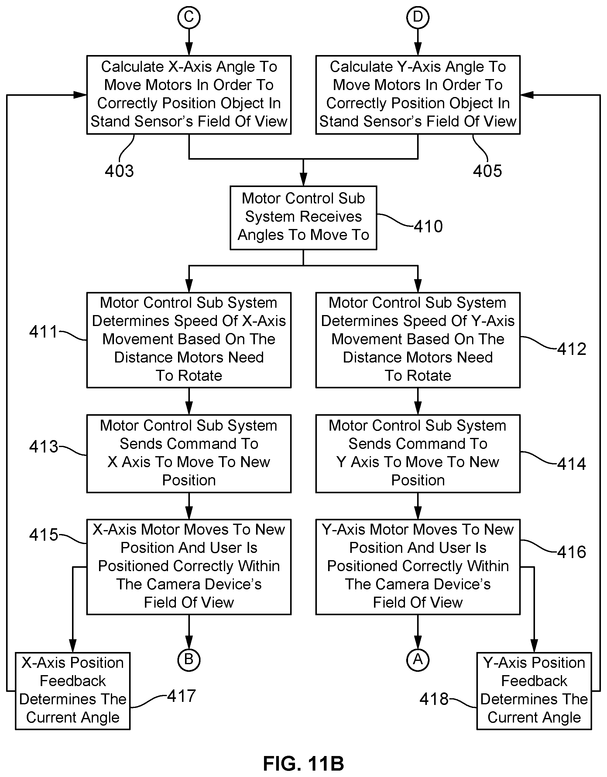 Patent US12316972 Figure 13 – Autonomous positioning system for interchangeable camera devices