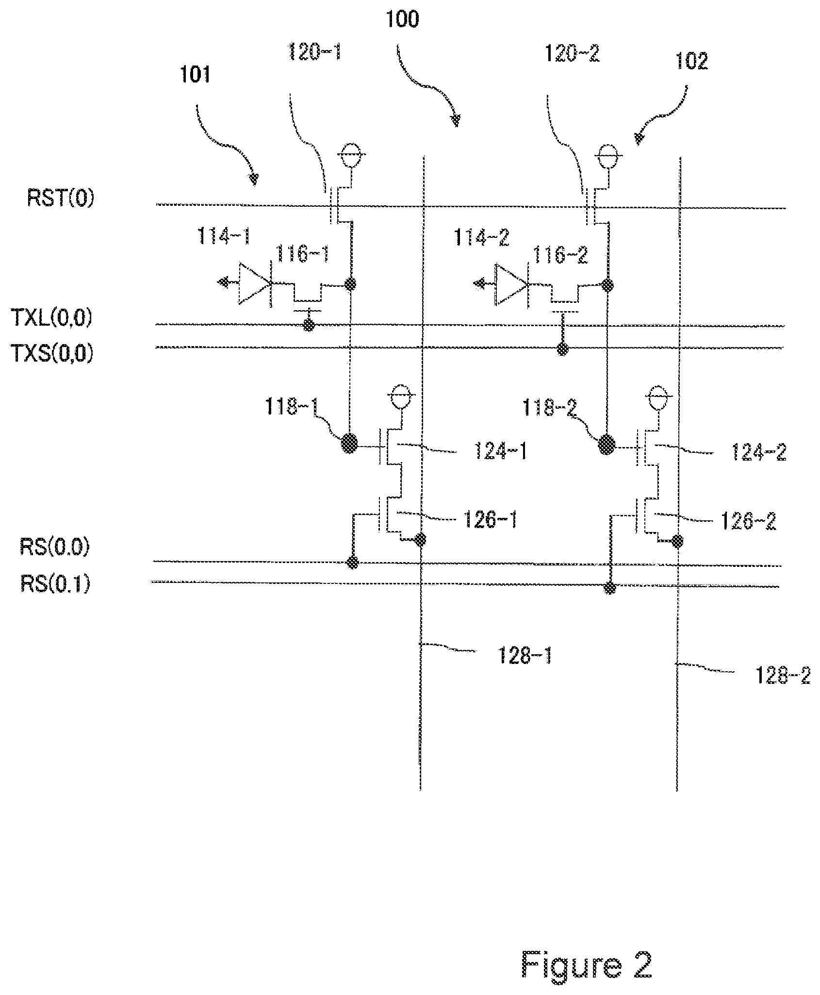 Patent US12316979 Figure 2 – Image sensors having image blur correction