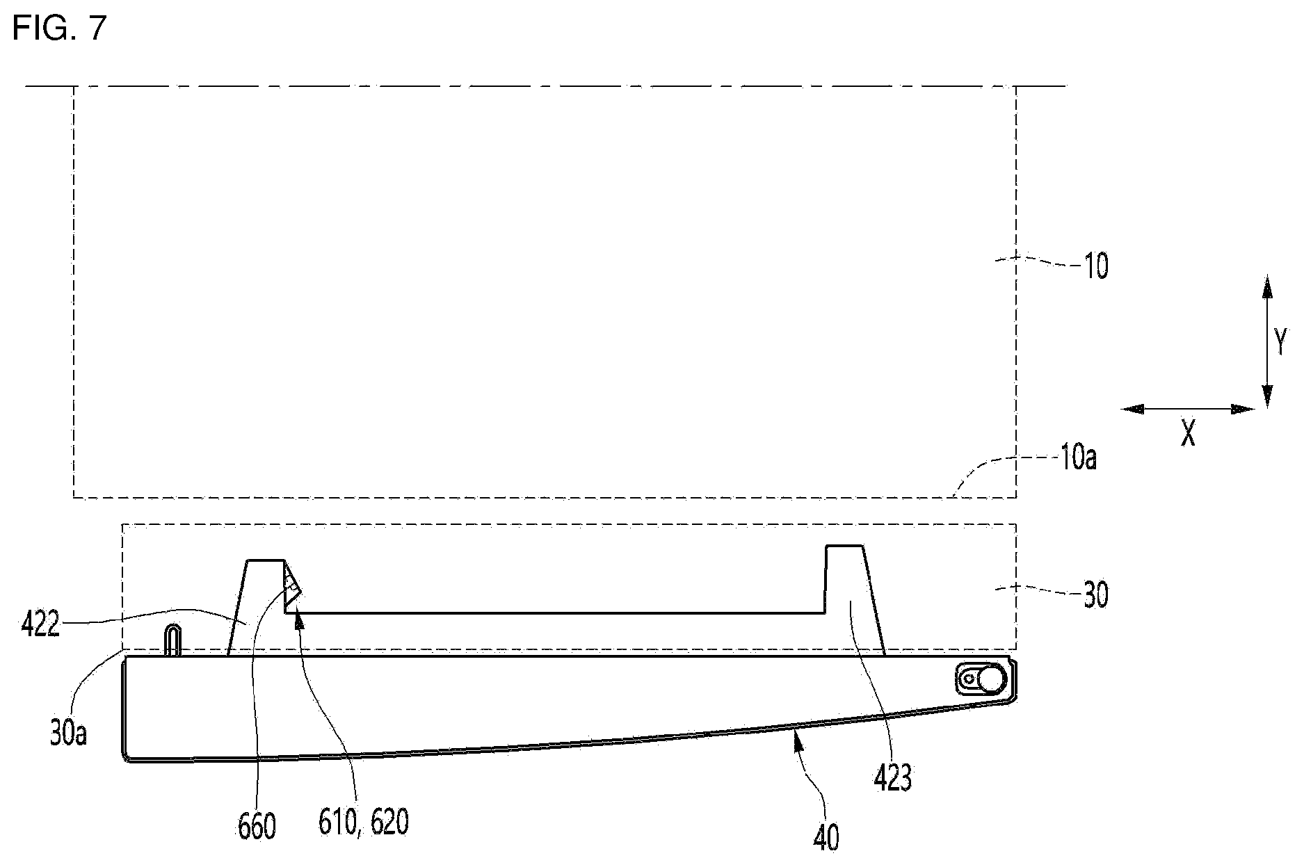 Patent US12316983 Figure 7 – Refrigerator