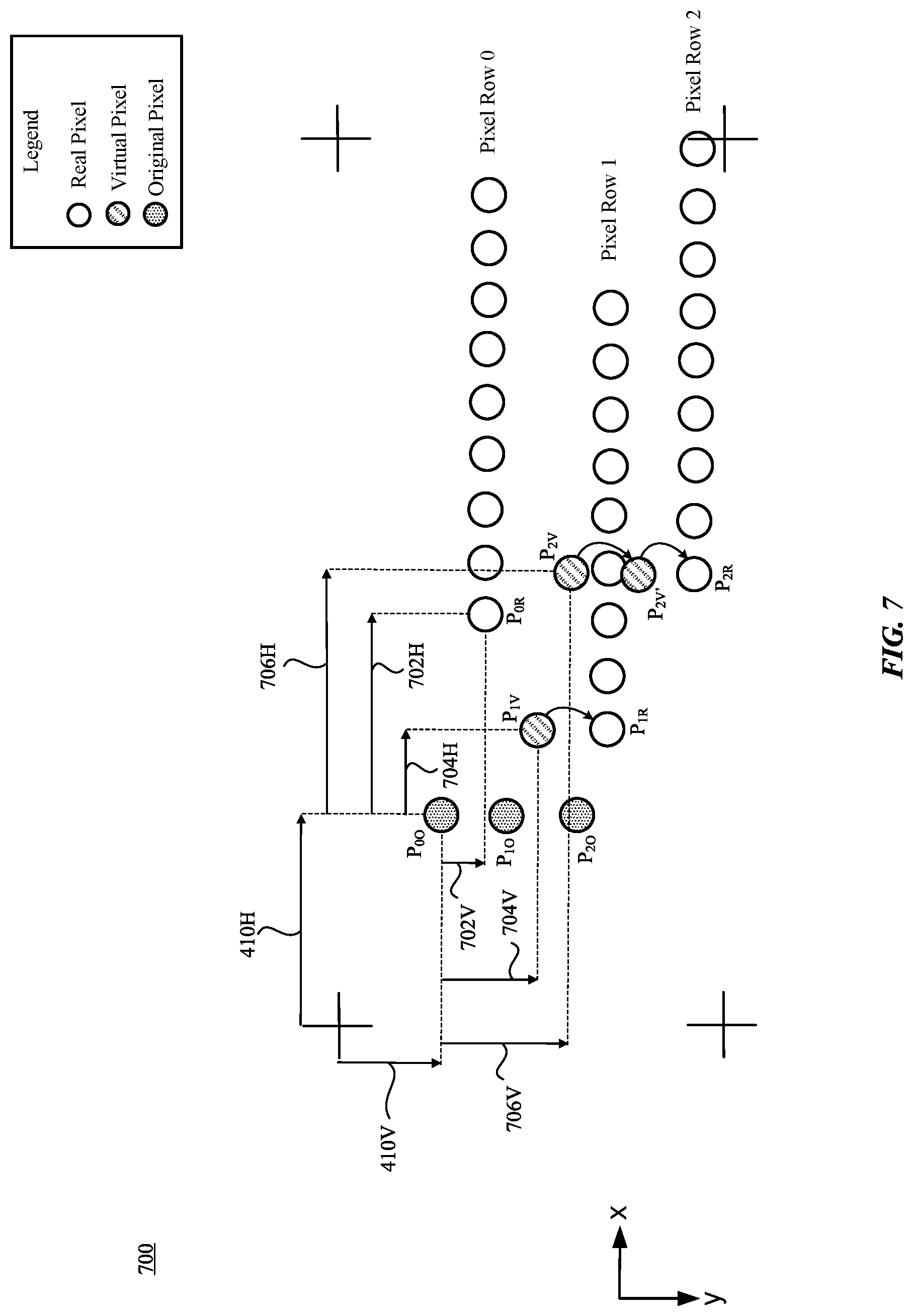 Patent US12316986 Figure 7 – Circuit for performing optical image stabilization before lens shading correction