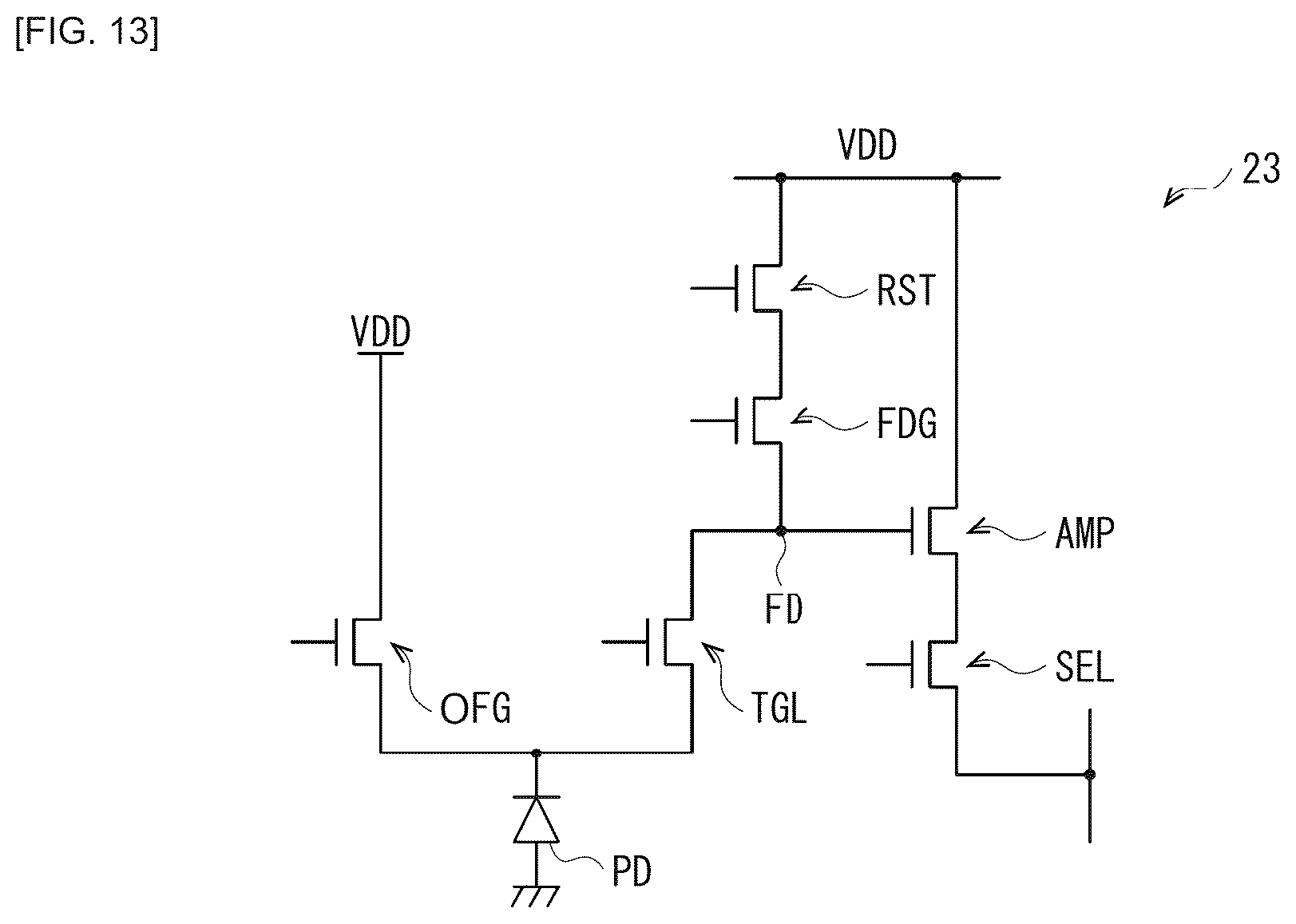 Patent US12316987 Figure 12 – Solid-state imaging device