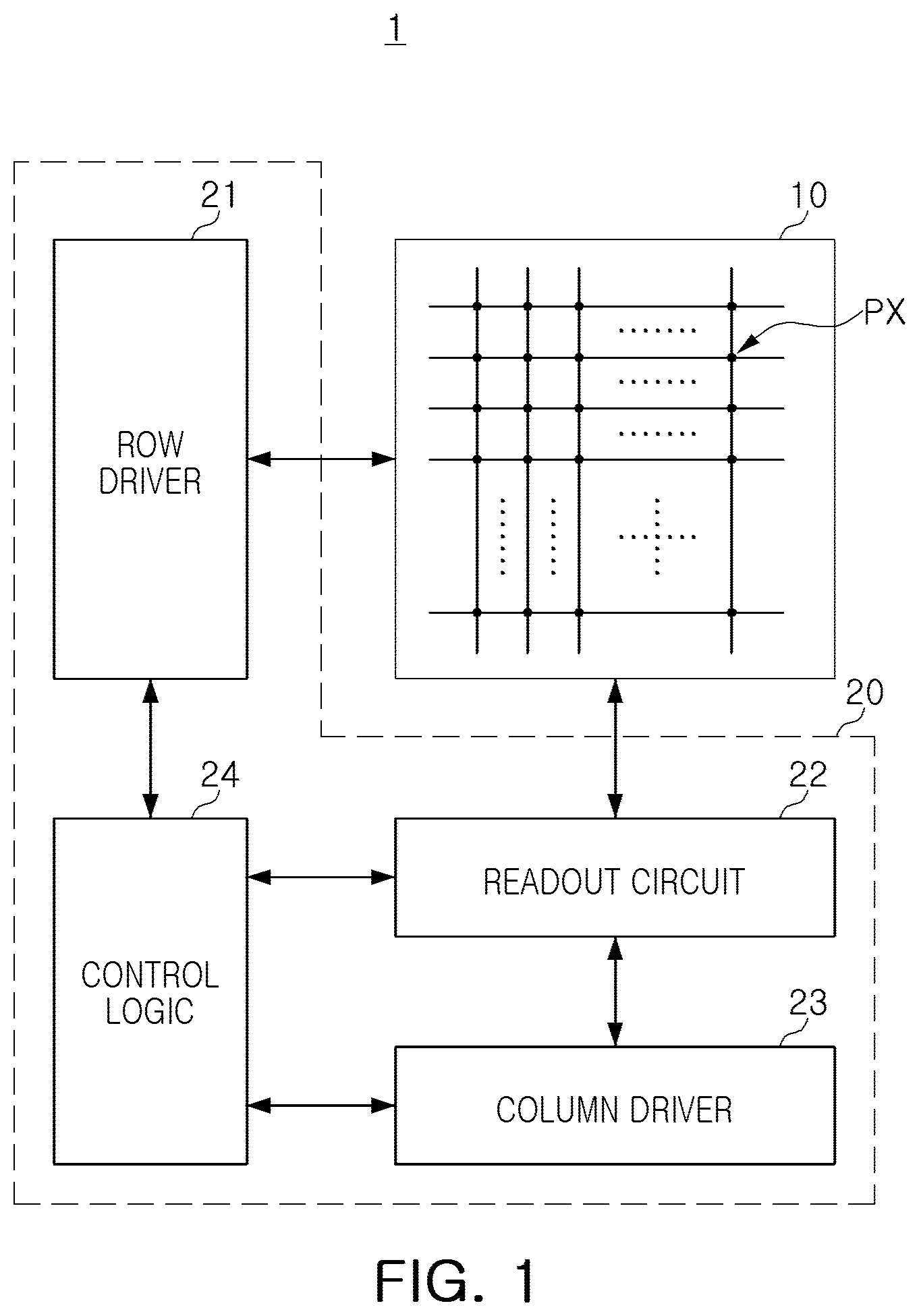 Patent US12316988 Figure 1 – Camera devices having autofocus pixels