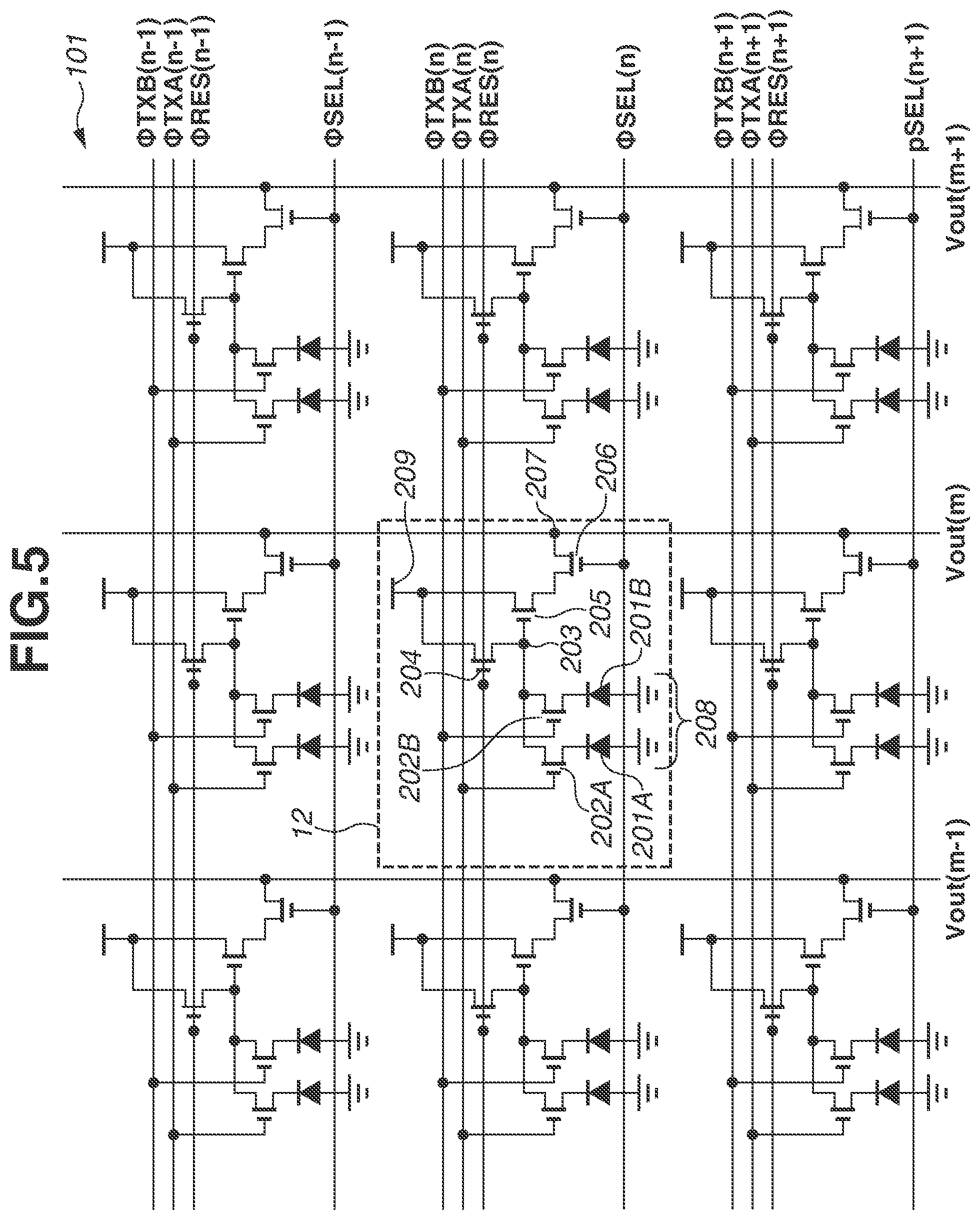 Patent US12316989 Figure 5 – Driving method for AD conversion circuit, AD conversion circuit, photoelectric conversion device, and apparatus