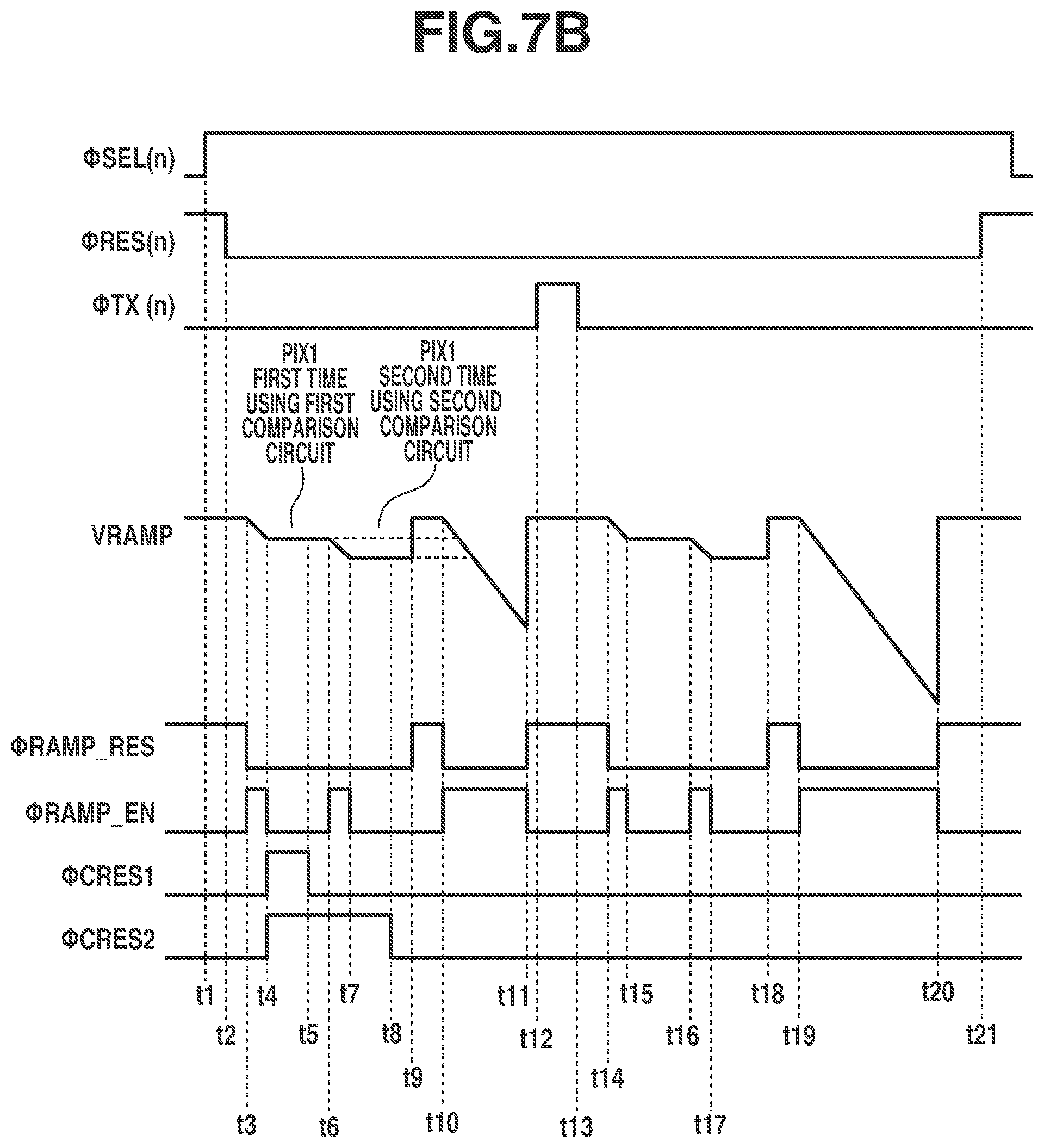 Patent US12316989 Figure 8 – Driving method for AD conversion circuit, AD conversion circuit, photoelectric conversion device, and apparatus