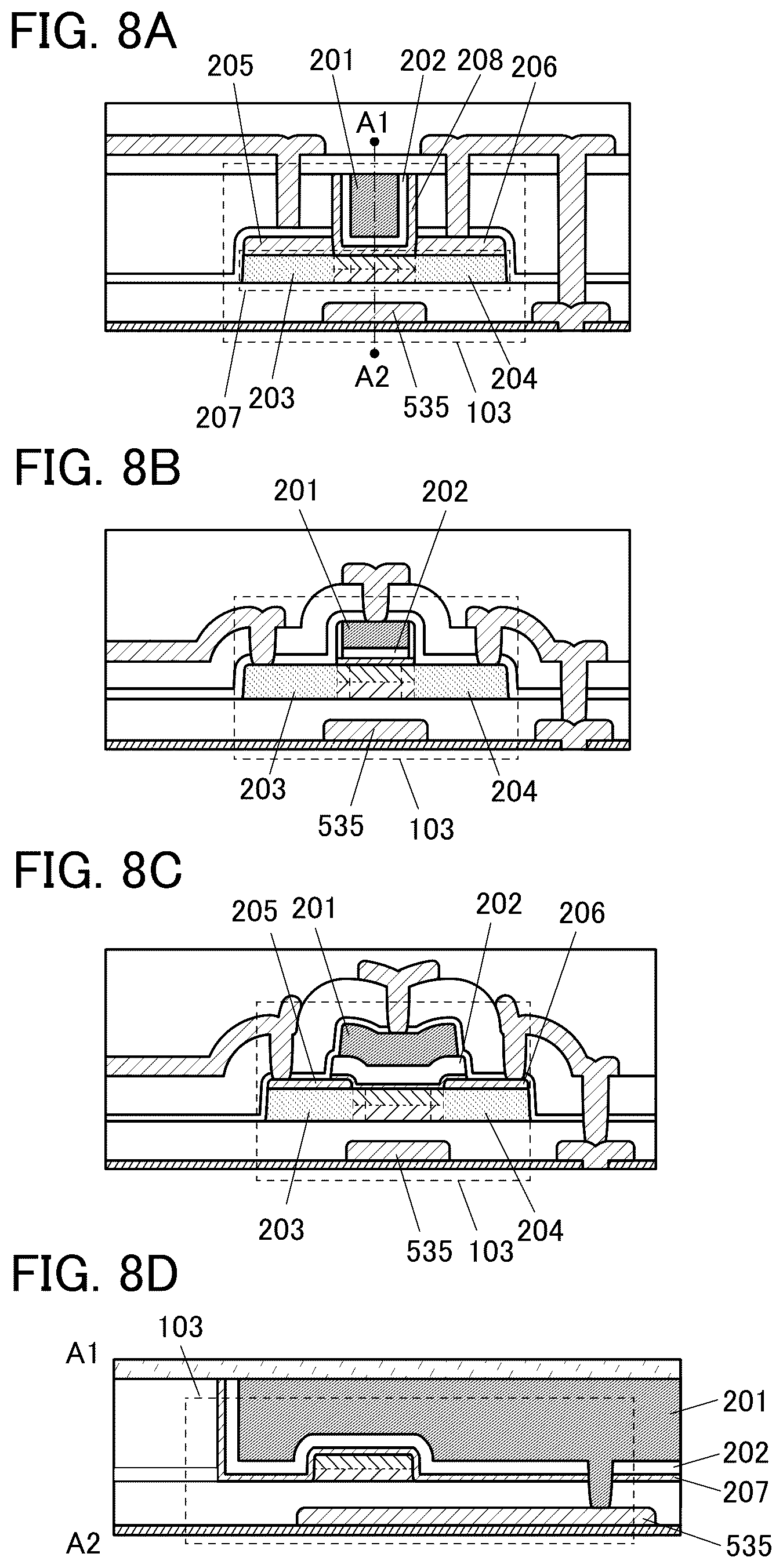 Patent US12316991 Figure 8 – Imaging device and electronic device
