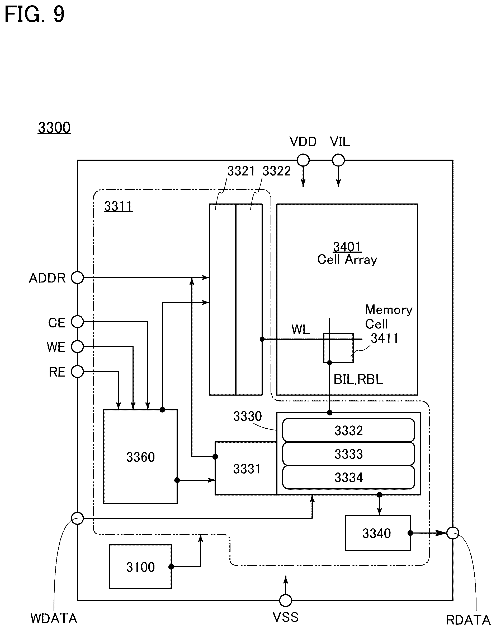 Patent US12316991 Figure 9 – Imaging device and electronic device