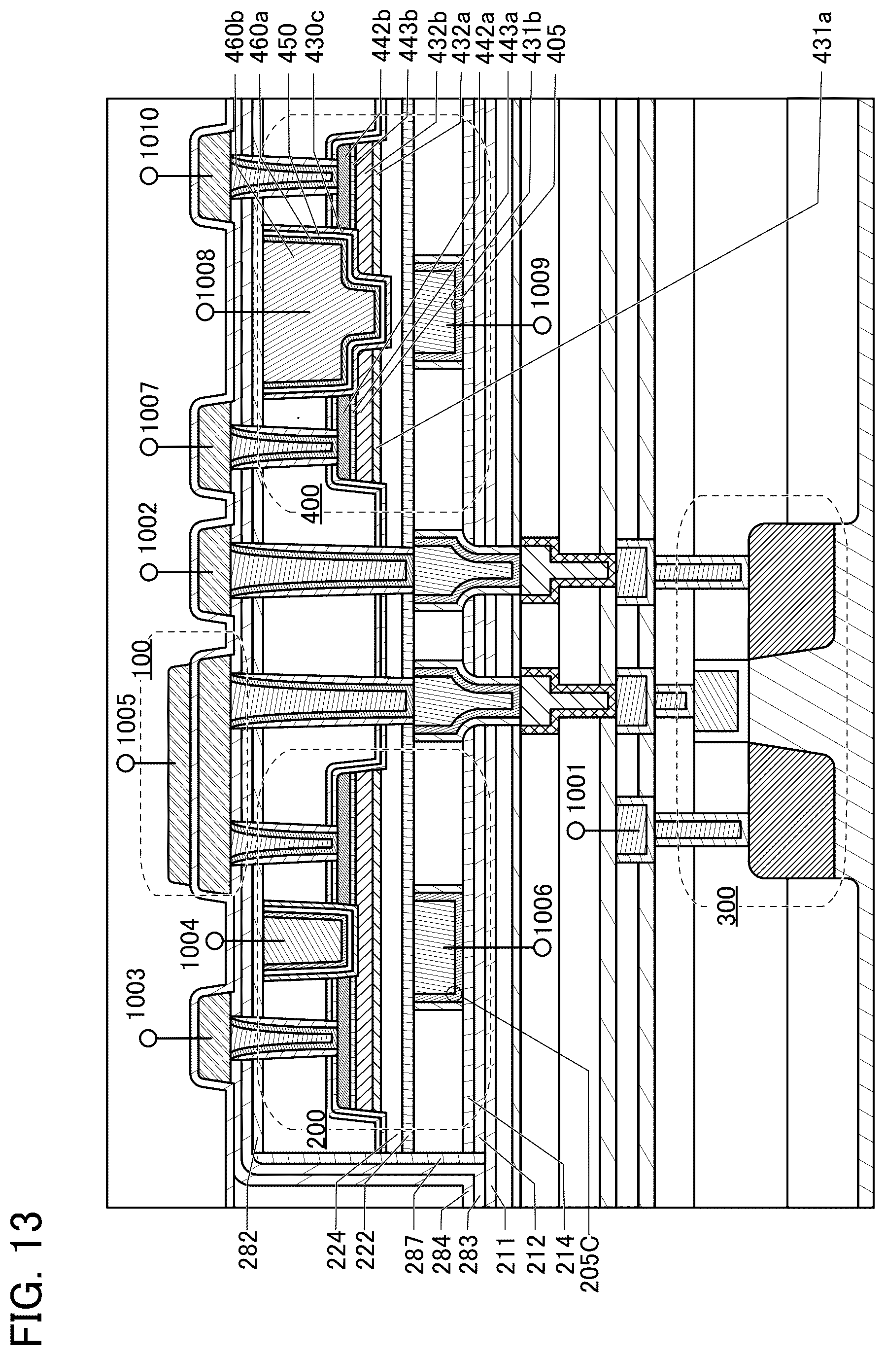 Patent US12316991 Figure 13 – Imaging device and electronic device
