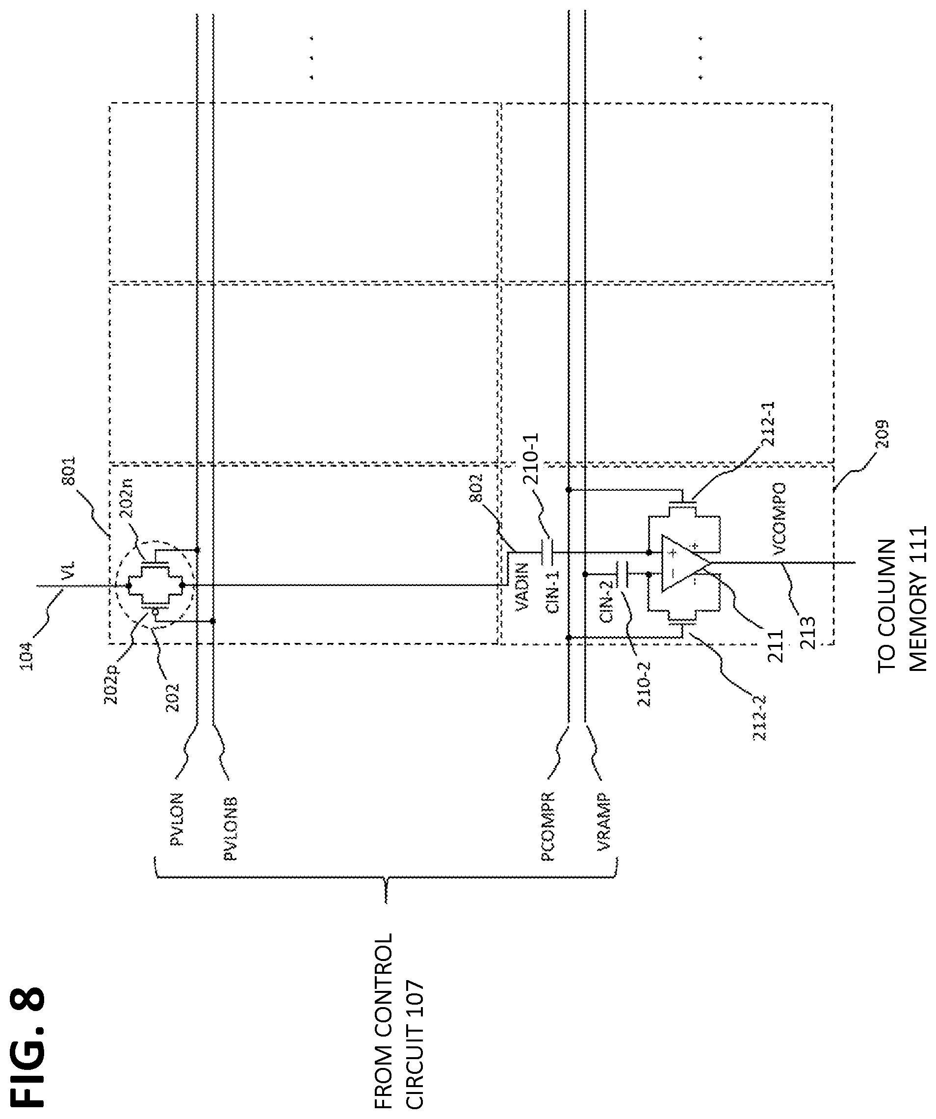 Patent US12316993 Figure 8 – Photoelectric conversion apparatus