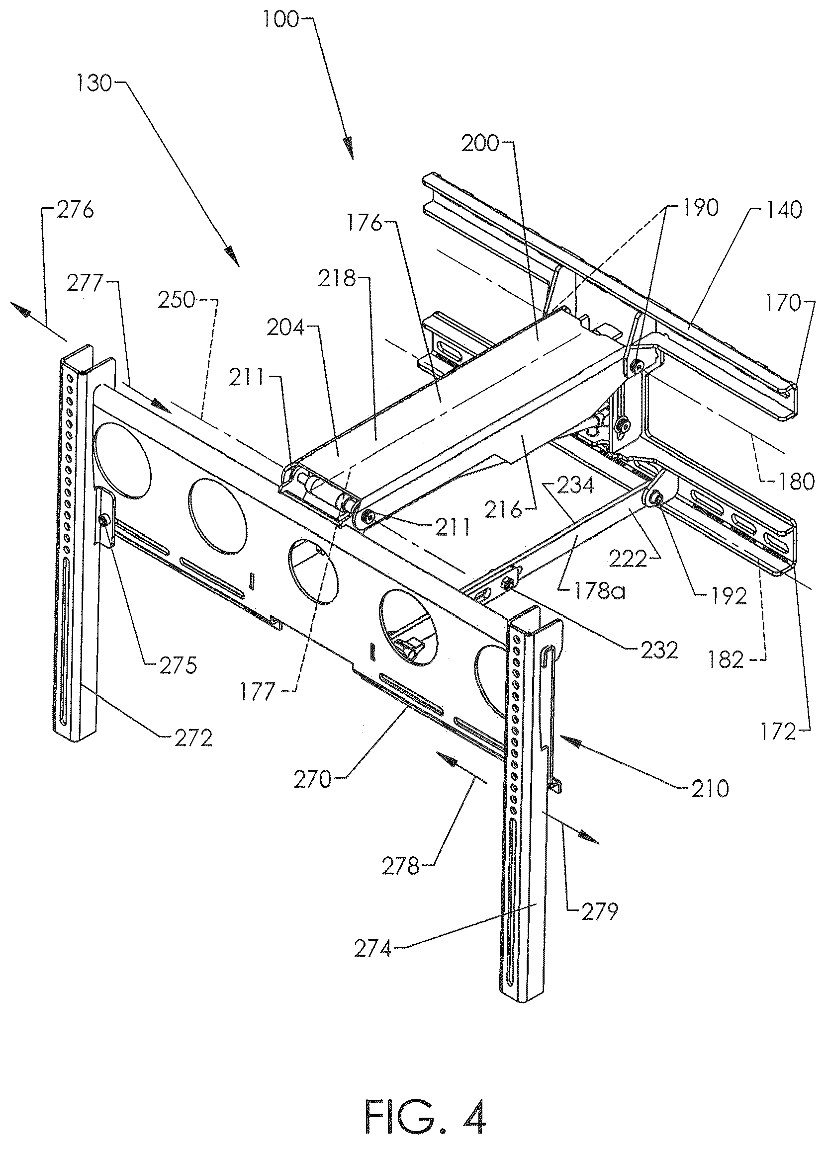 Patent US12316996 Figure 3 – Television mounting systems