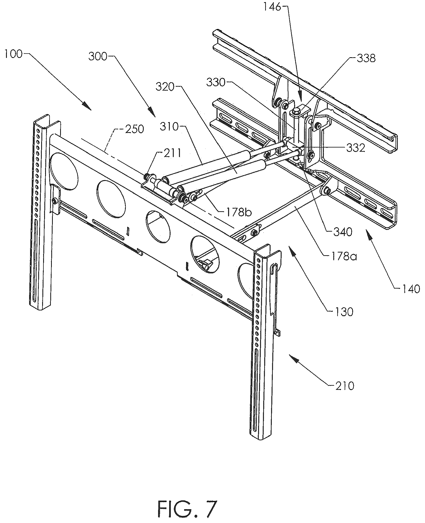 Patent US12316996 Figure 5 – Television mounting systems