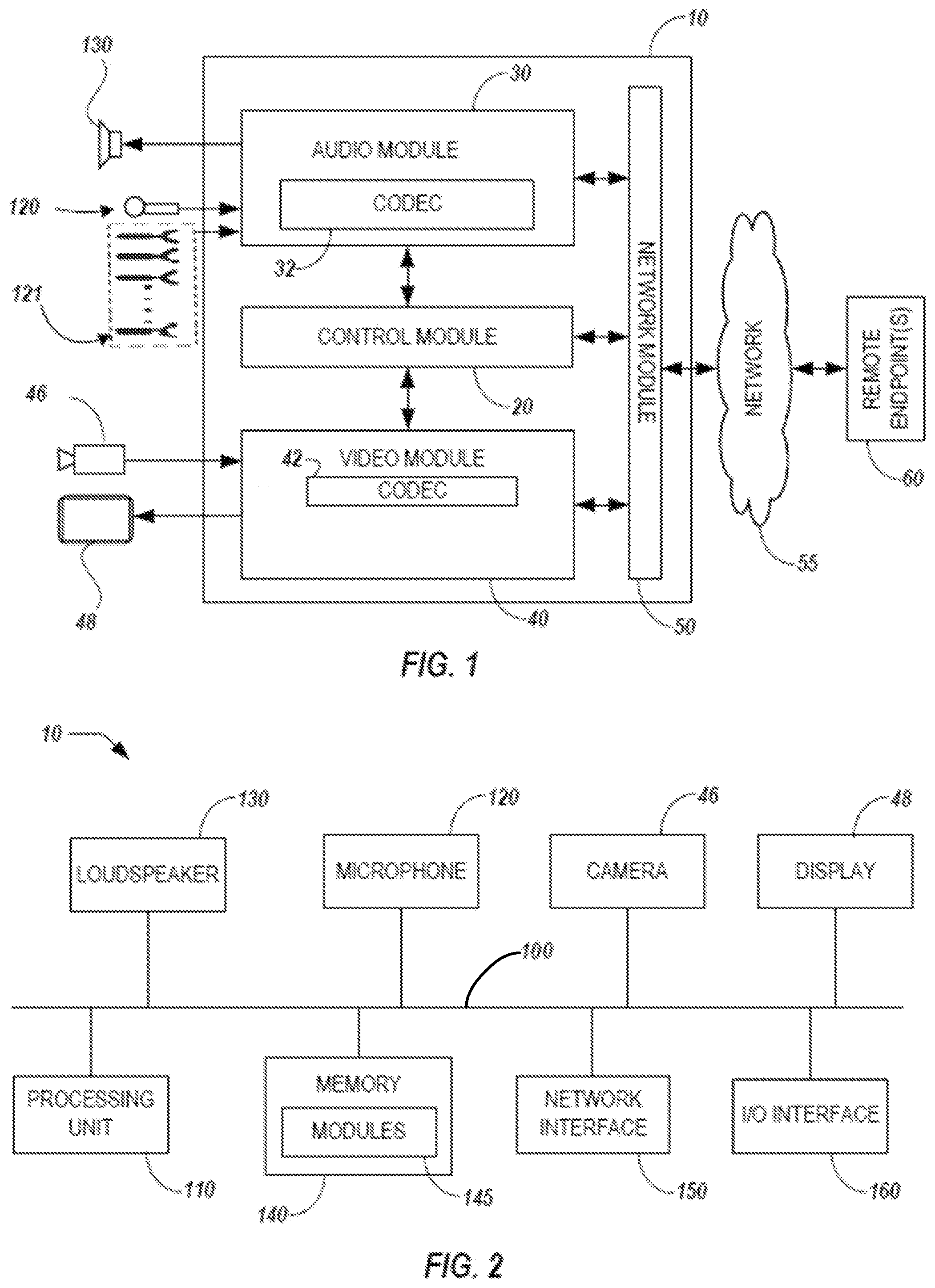 Patent US12316999 Figure 1 – Systems and methods for detection and display of whiteboard text and/or an active speaker
