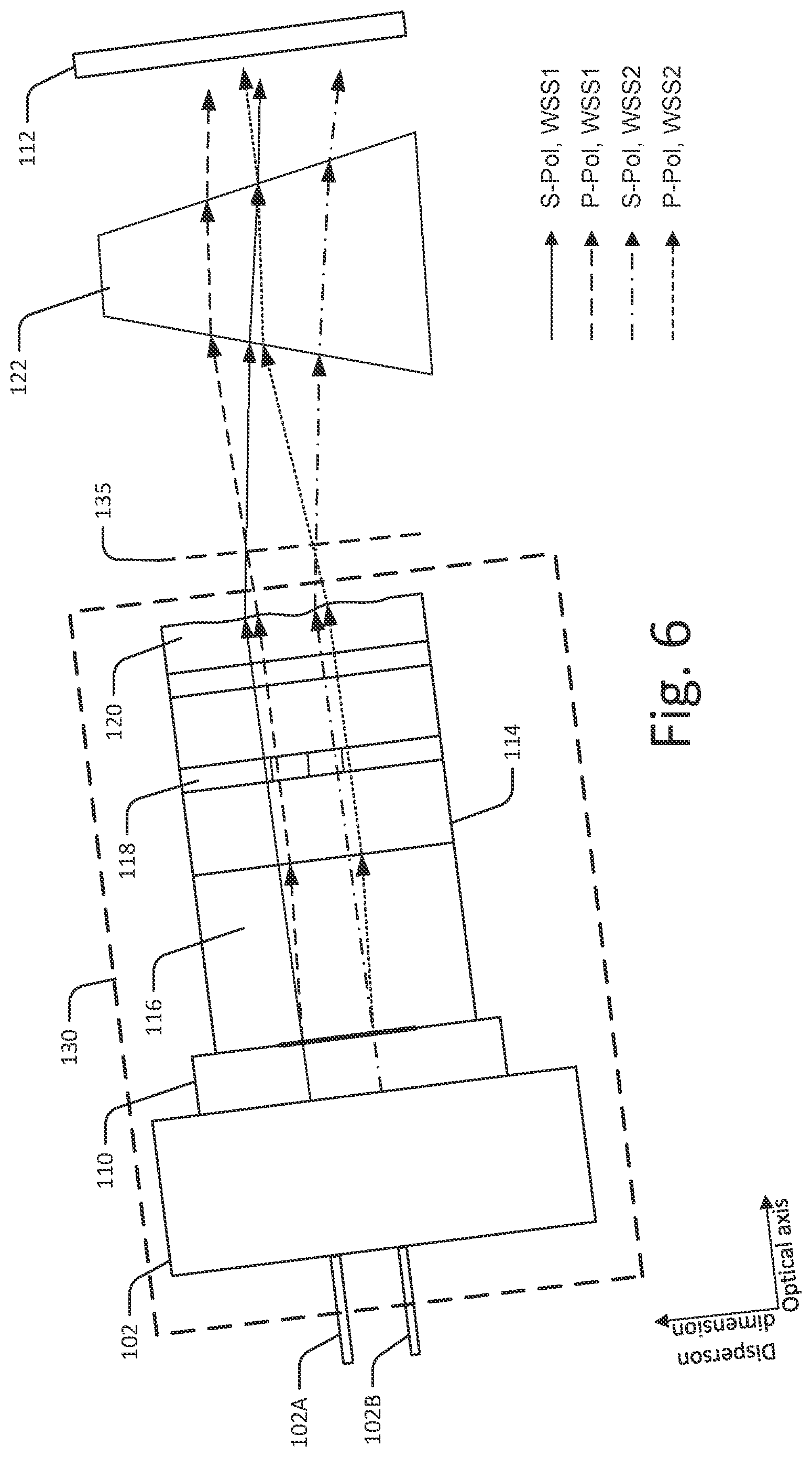 Patent US12317012 Figure 6 – Multi-device wavelength selective switch