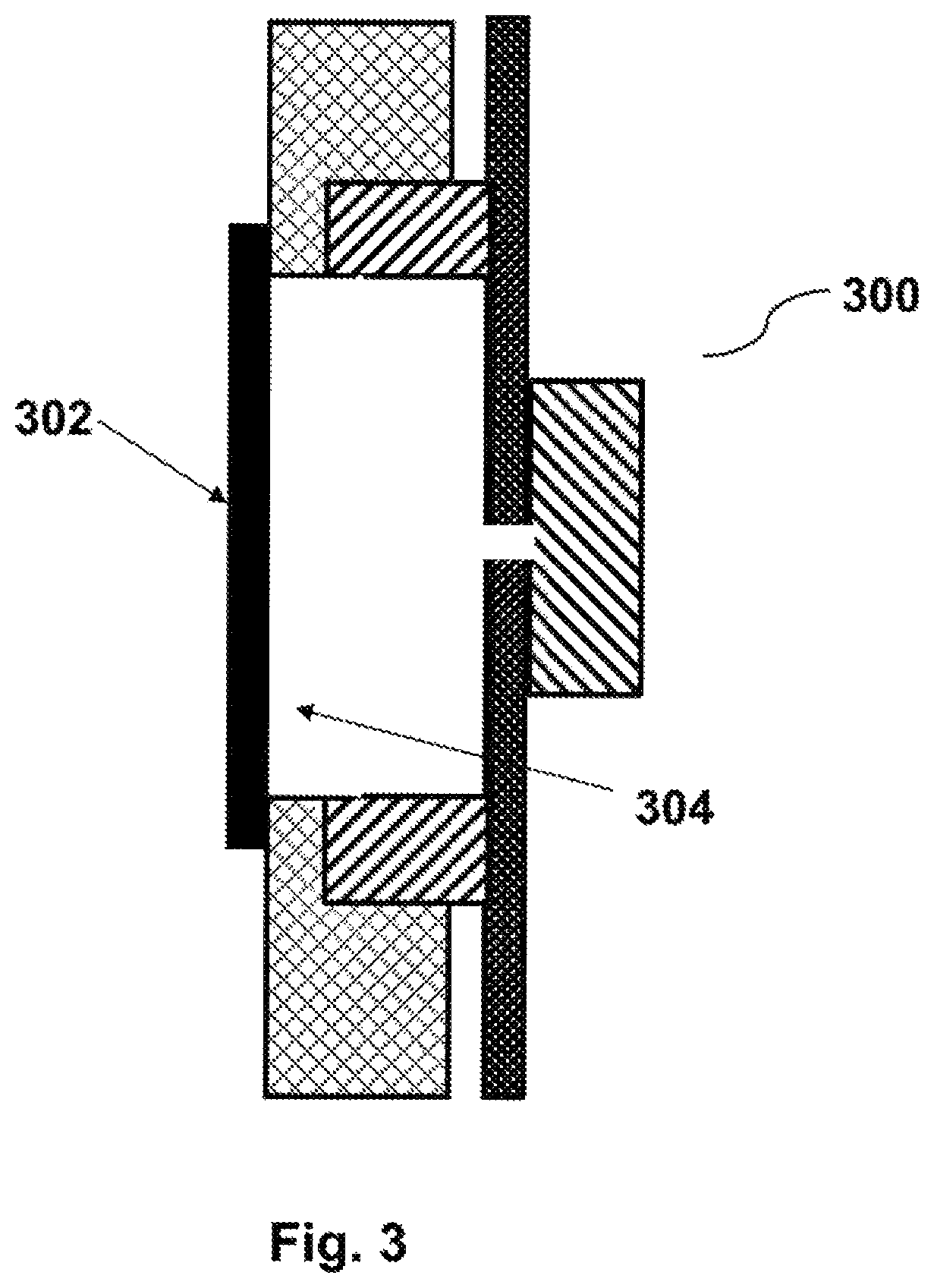 Patent US12317016 Figure 3 – Microphone device with a closed housing and a membrane