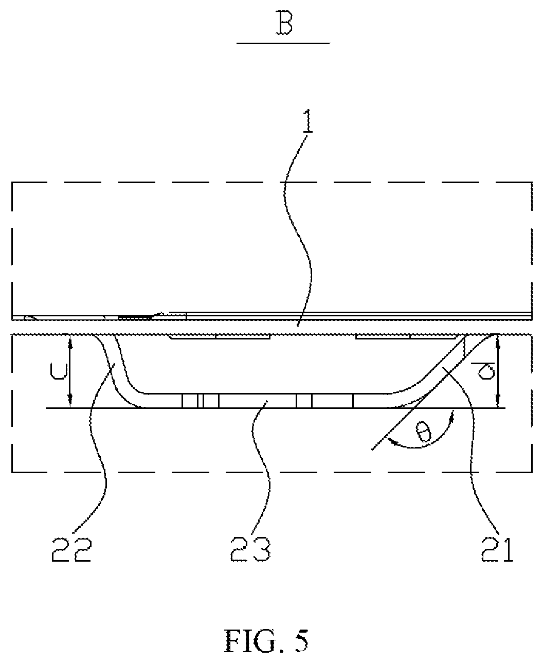 Patent US12317018 Figure 5 – Cover plate and speaker module