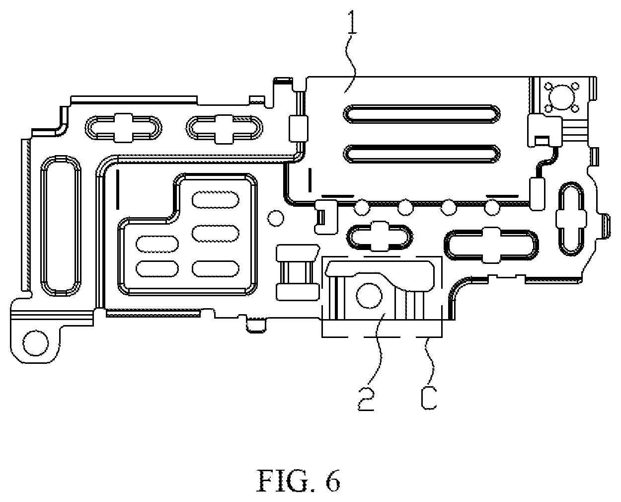 Patent US12317018 Figure 6 – Cover plate and speaker module