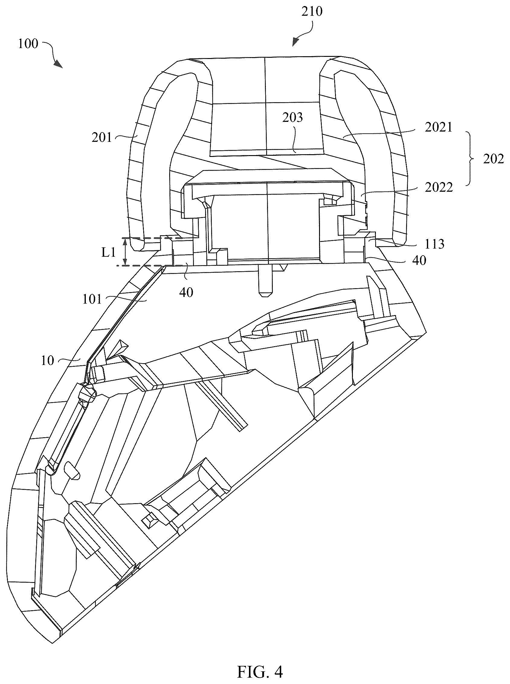 Patent US12317021 Figure 4 – Earphone