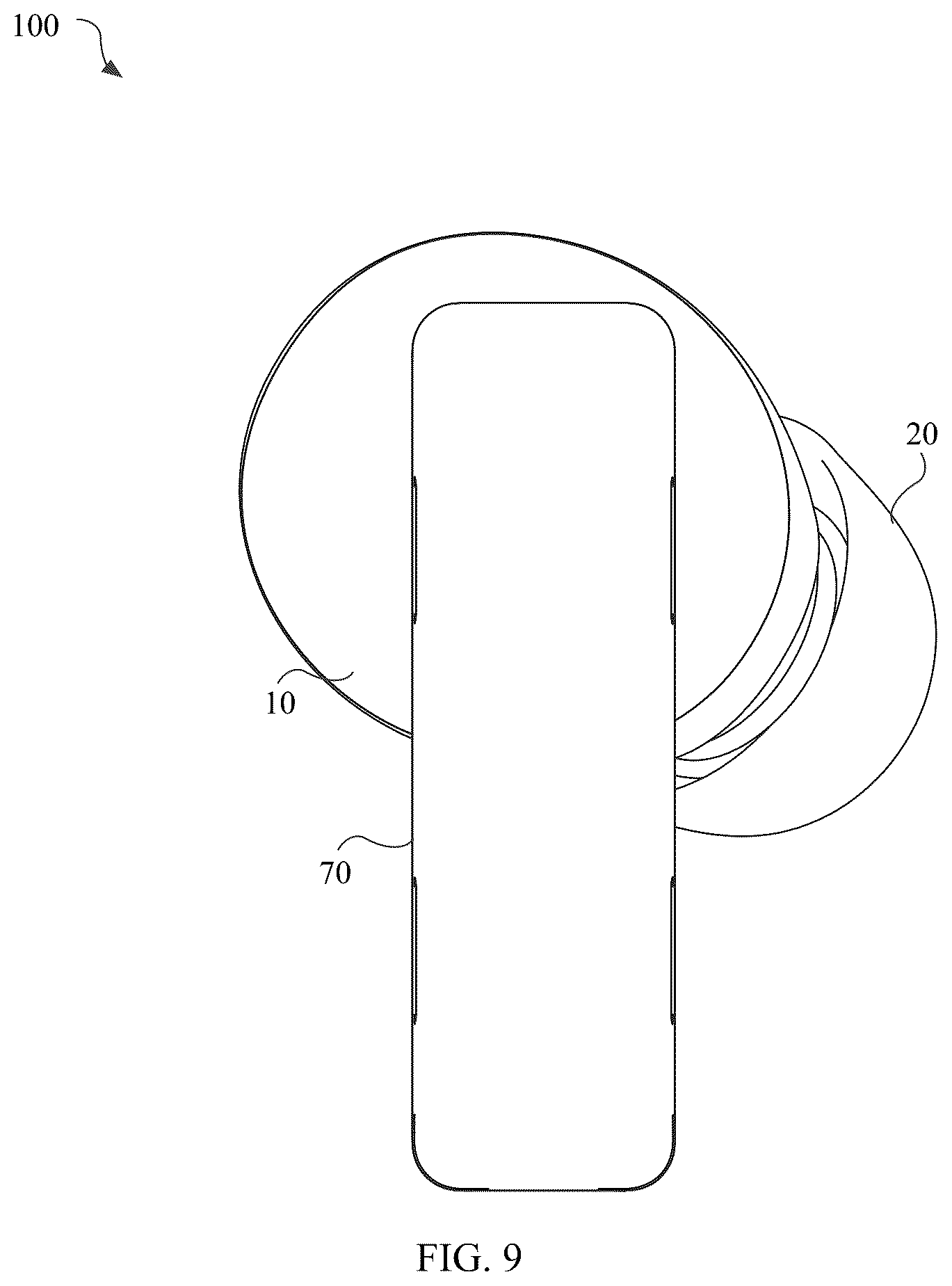 Patent US12317021 Figure 9 – Earphone