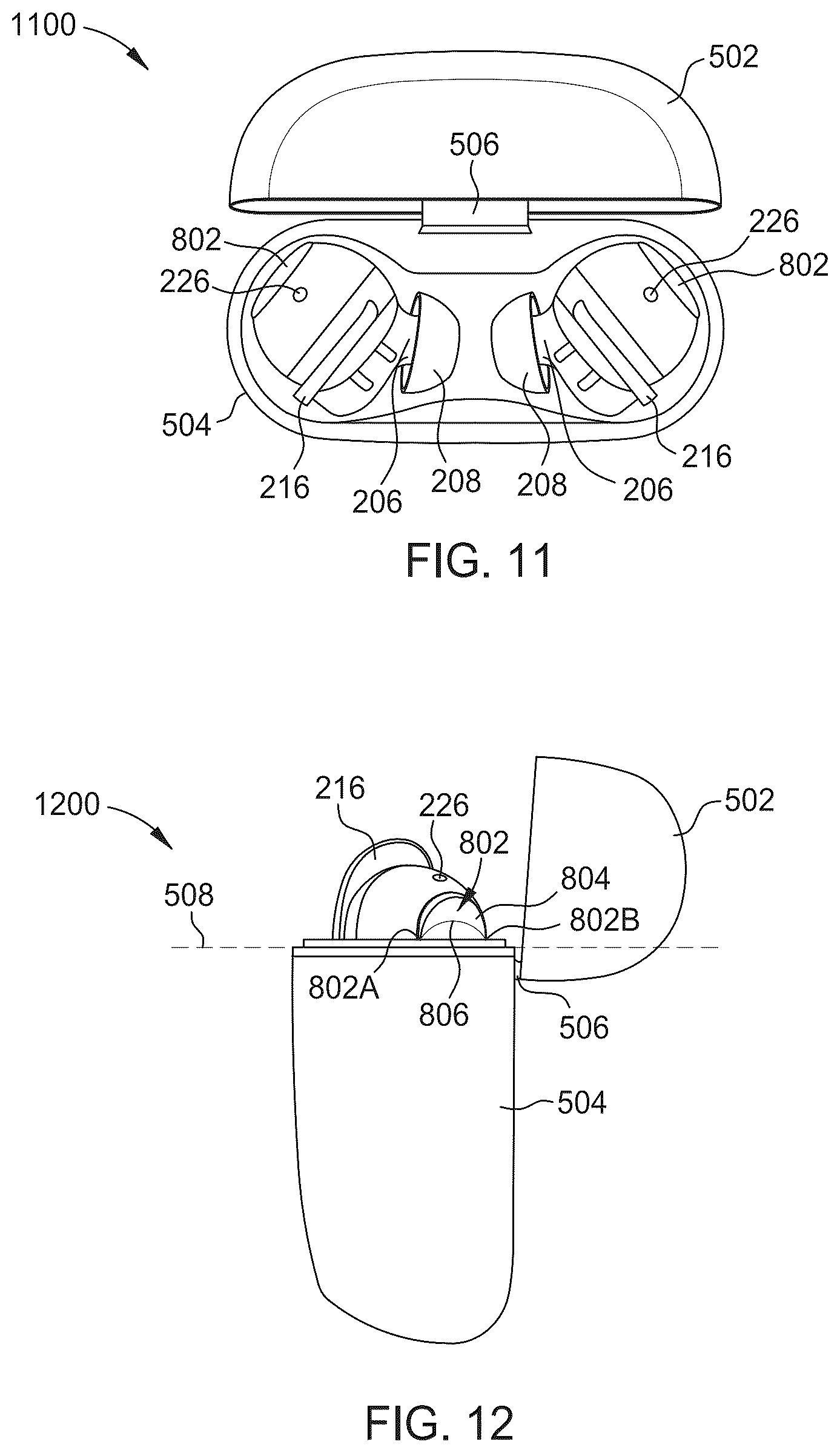 Patent US12317022 Figure 8 – Raised feature on earbud body