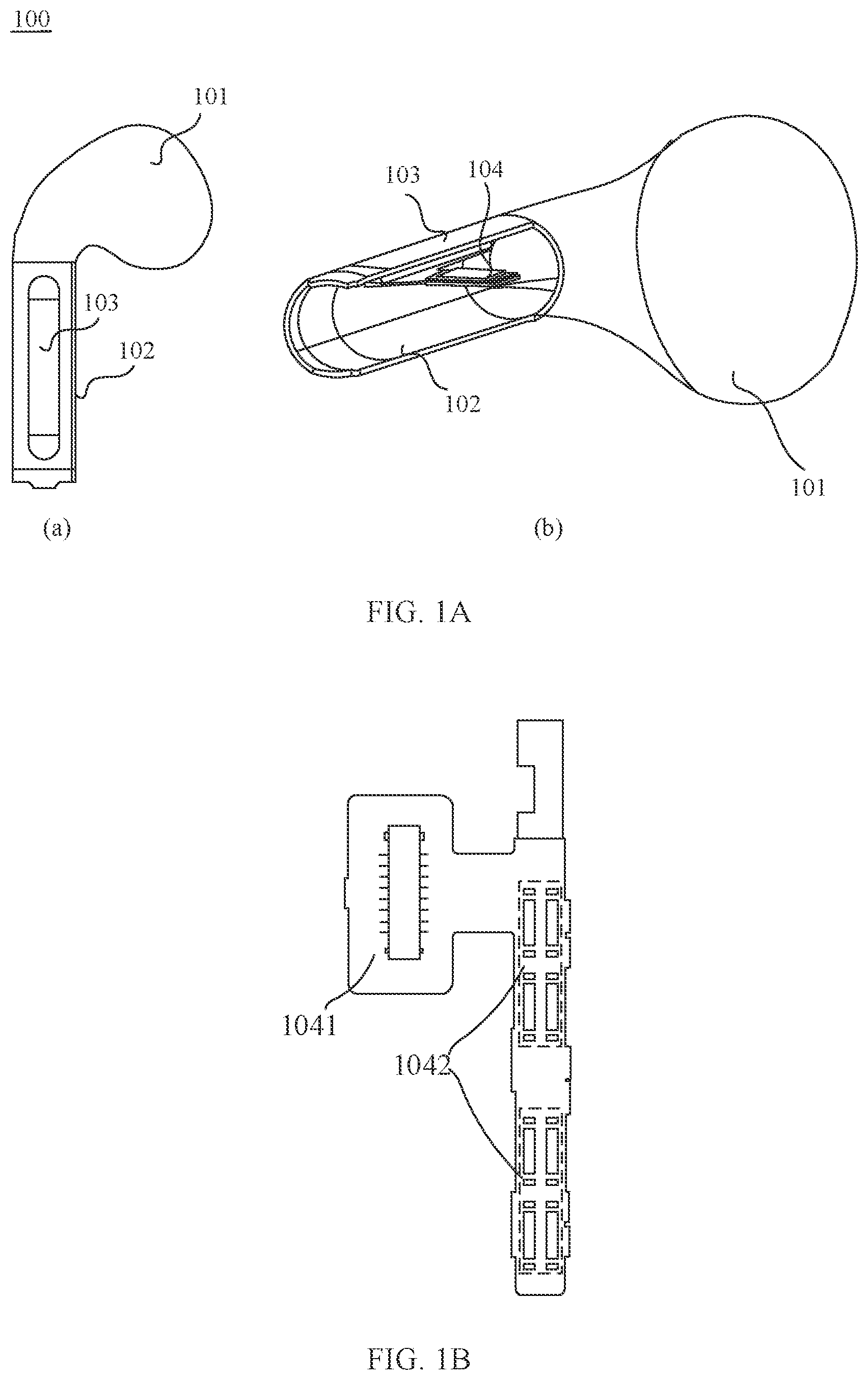 Patent US12317025 Figure 1 – Earphone