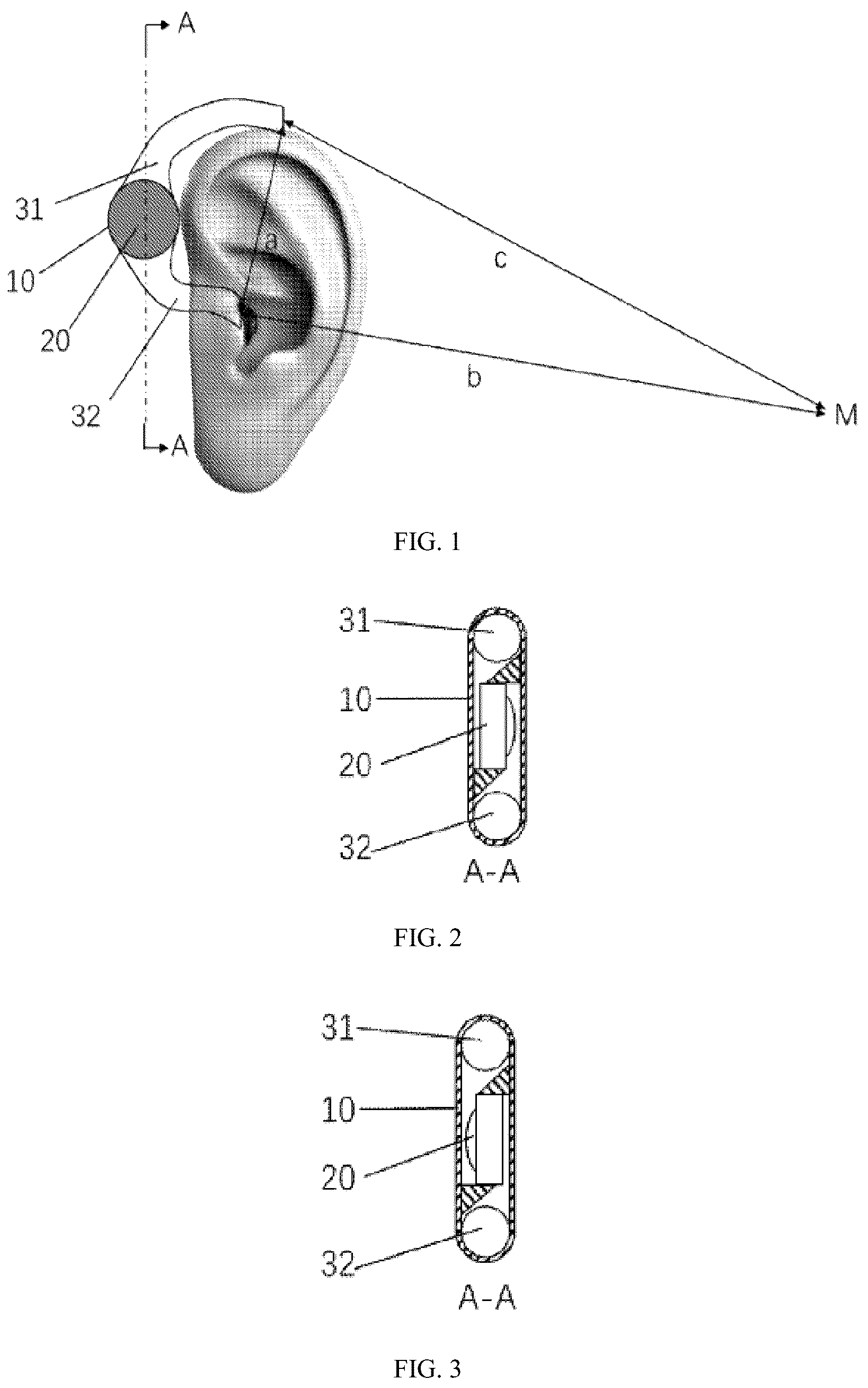 Patent US12317026 Figure 1 – Ear hook personal sound device