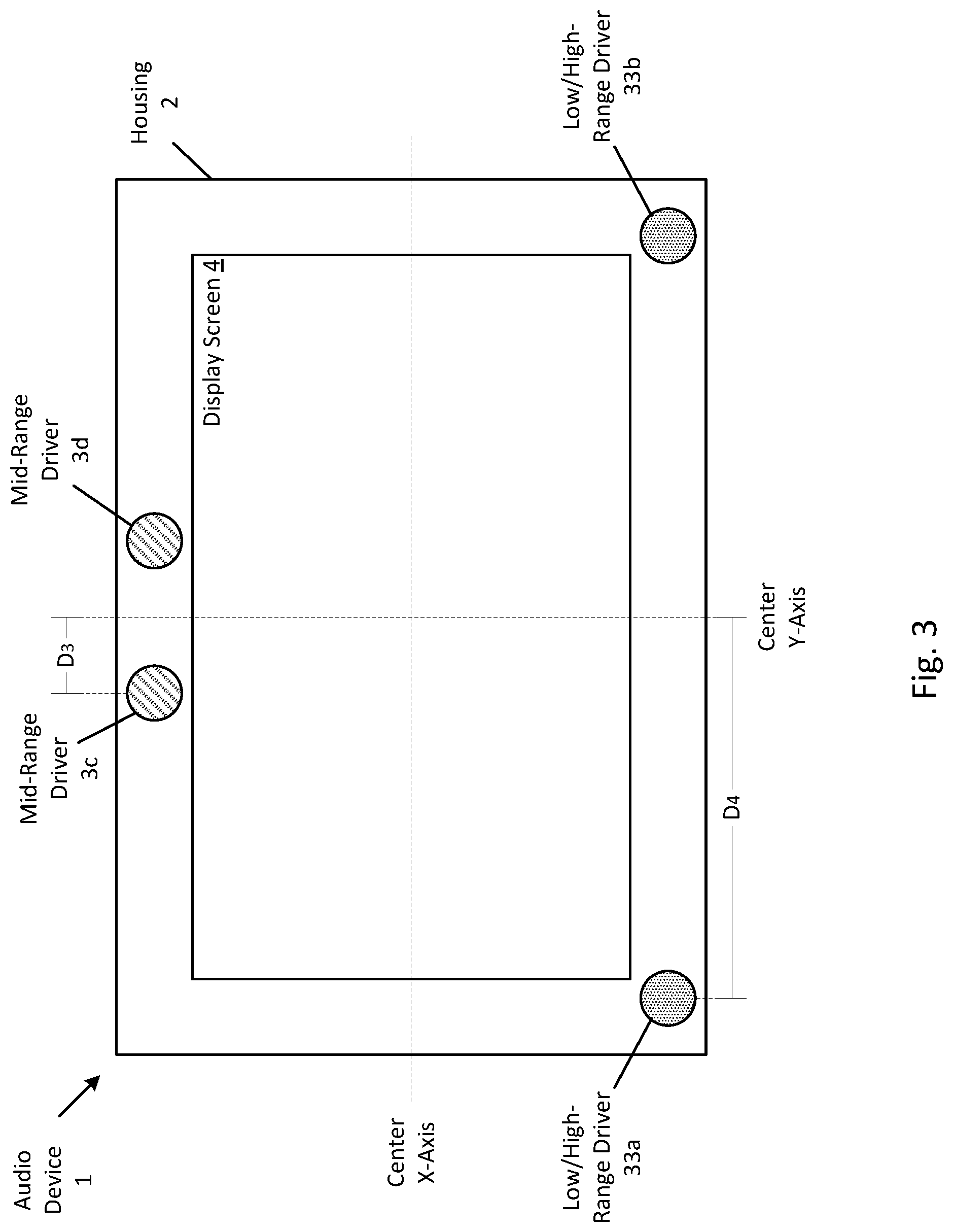 Patent US12317028 Figure 3 – Speaker driver arrangement for implementing cross-talk cancellation