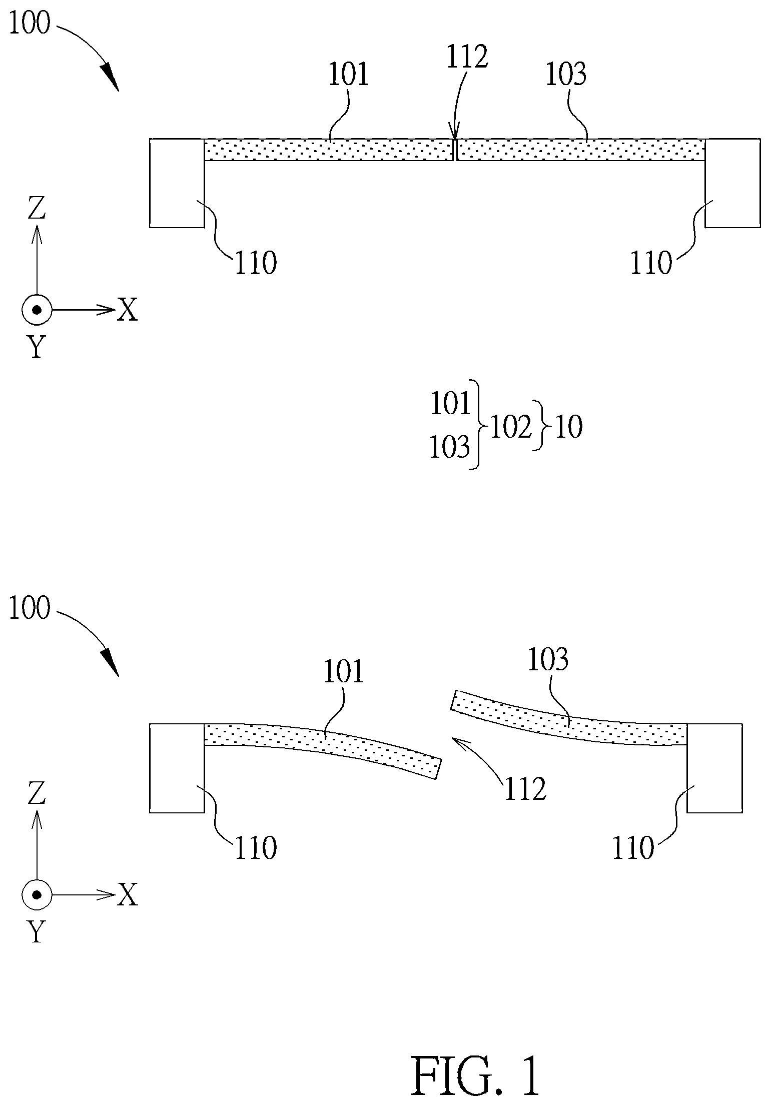 Patent US12317034 Figure 1 – Air-pulse generating device with tooth edge patterned slit