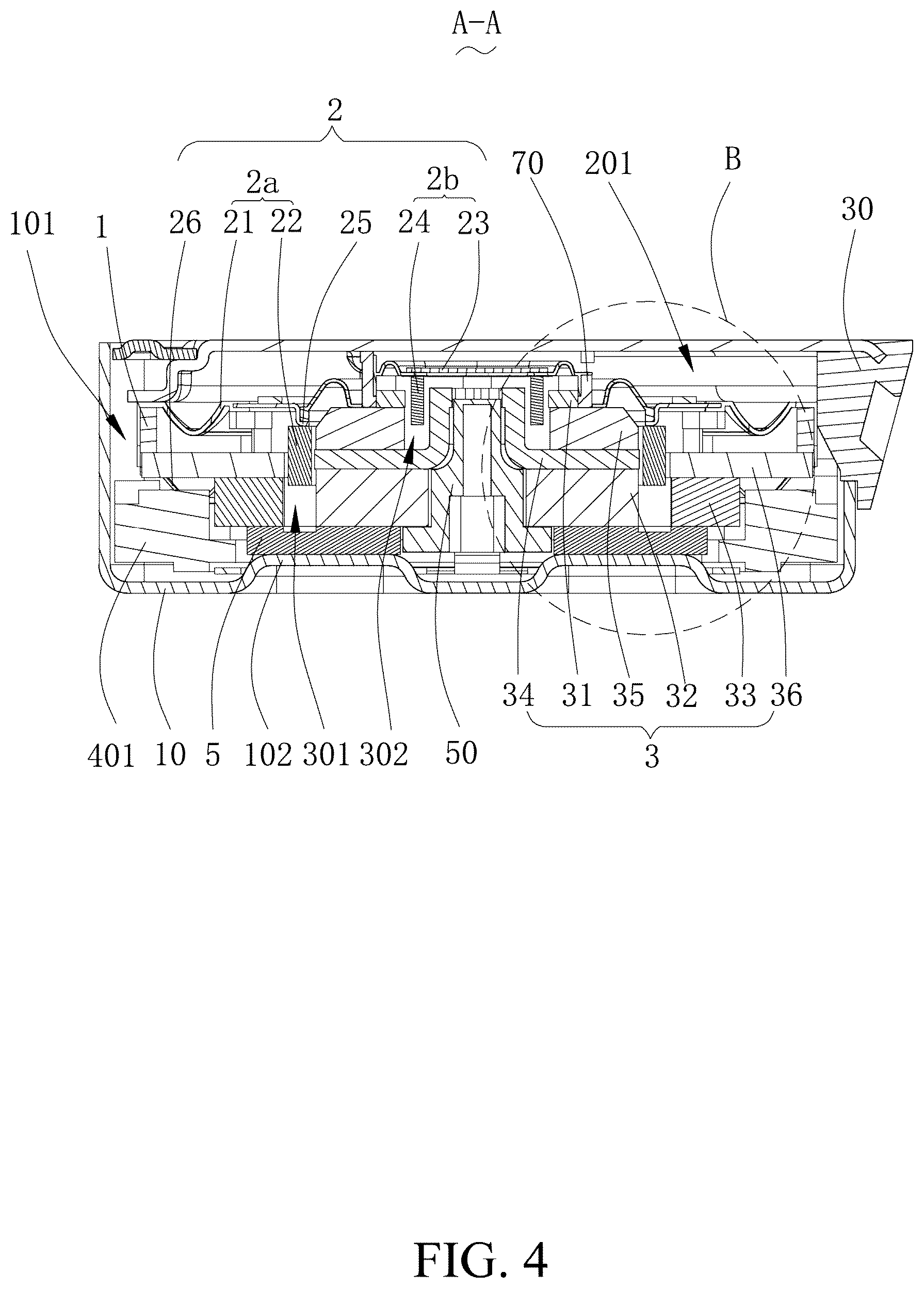 Patent US12317047 Figure 4 – Vibration sounding device
