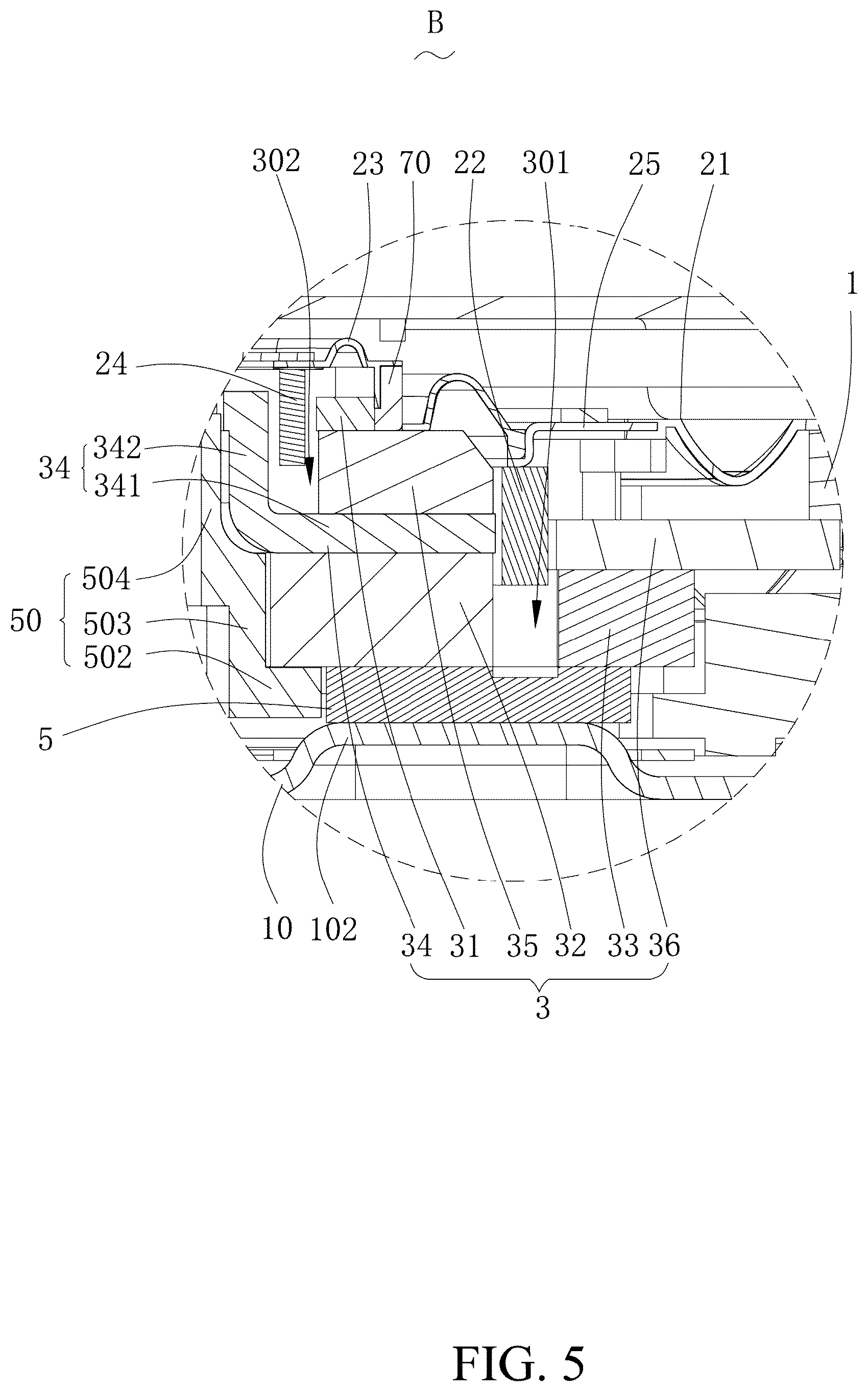 Patent US12317047 Figure 5 – Vibration sounding device