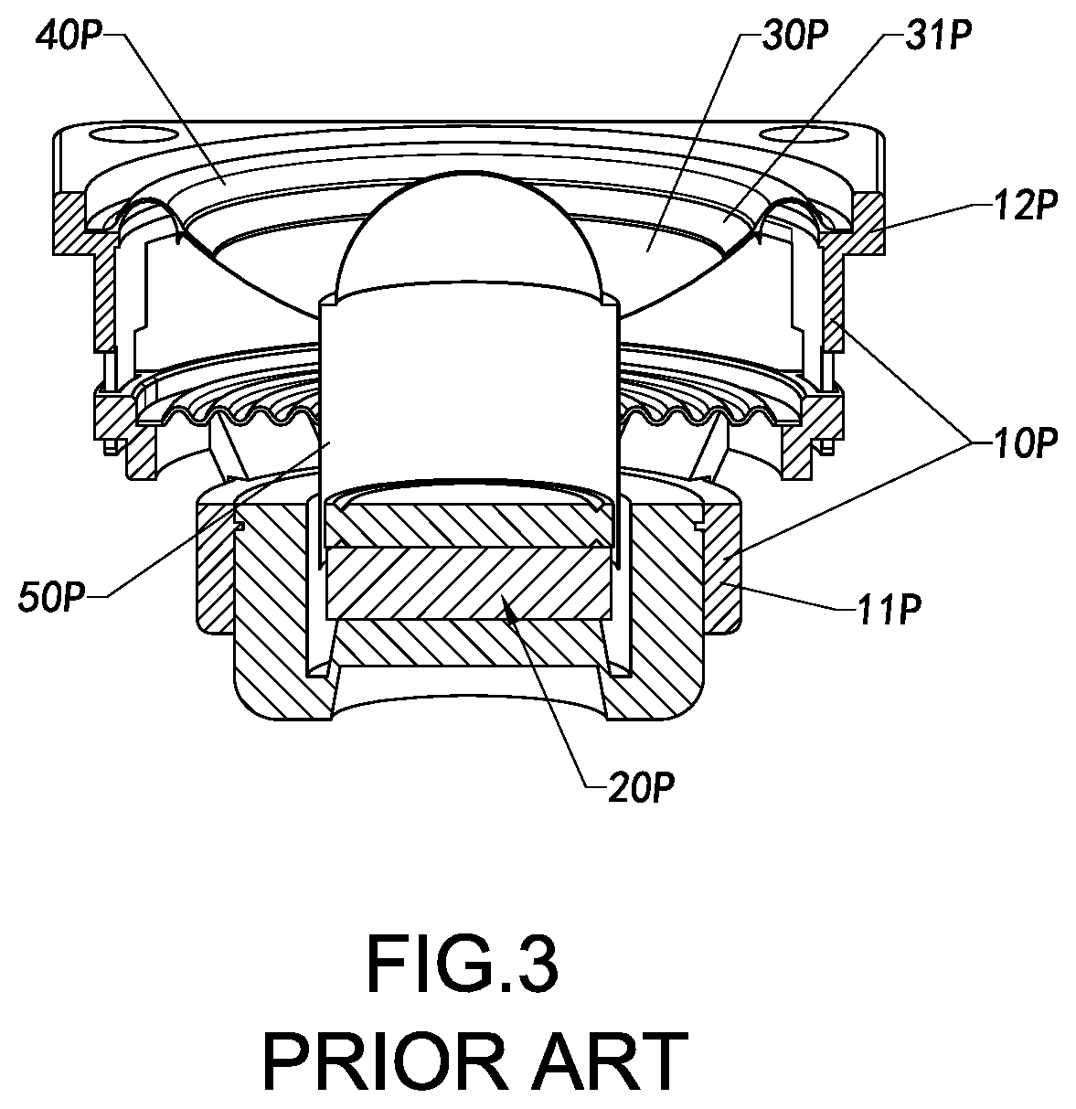 Patent US12317049 Figure 3 – Loudspeaker and assembly method therefor, vibration mechanism, and loudspeaker device